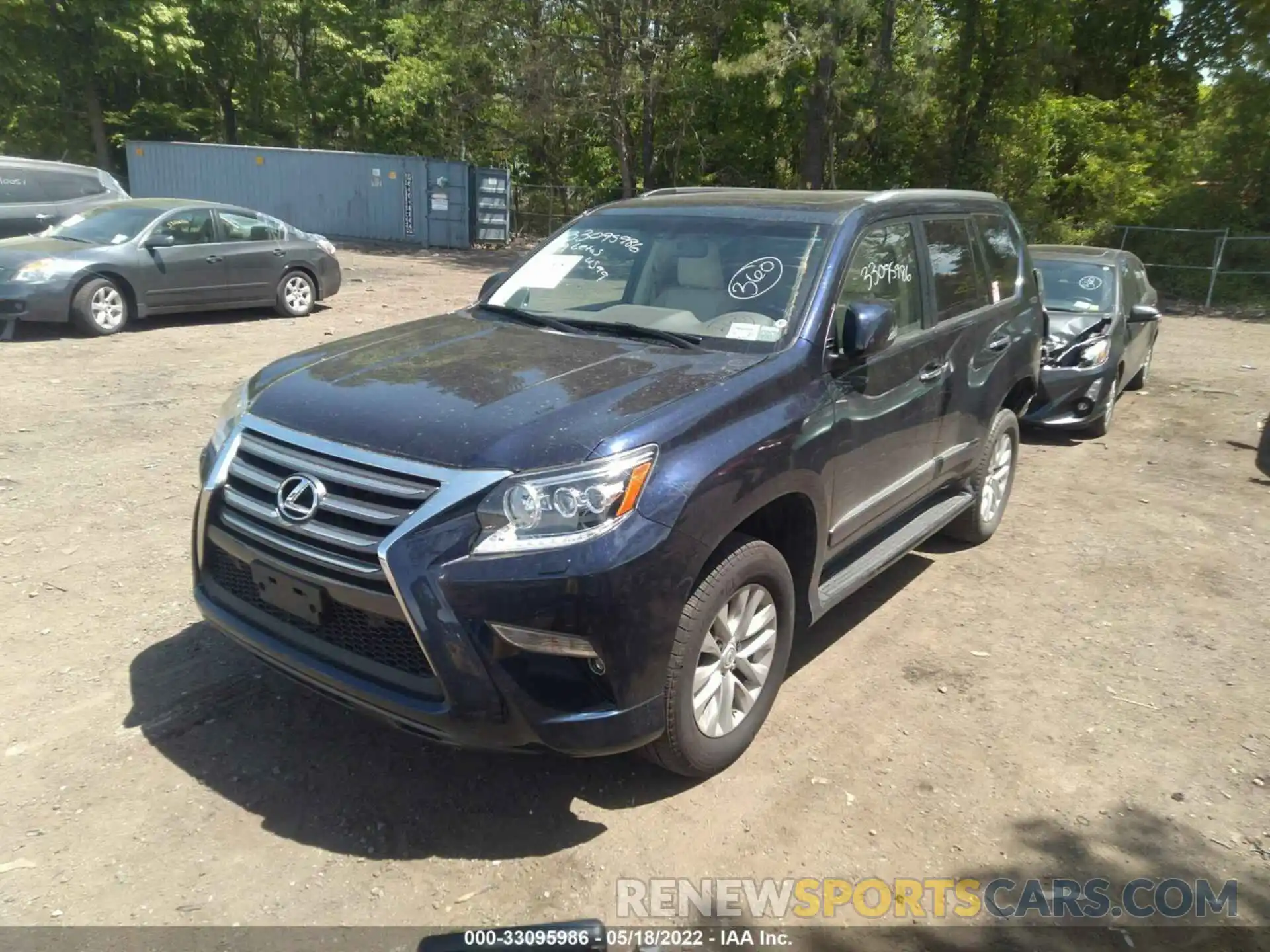 2 Фотография поврежденного автомобиля JTJBM7FX9K5218709 LEXUS GX 2019