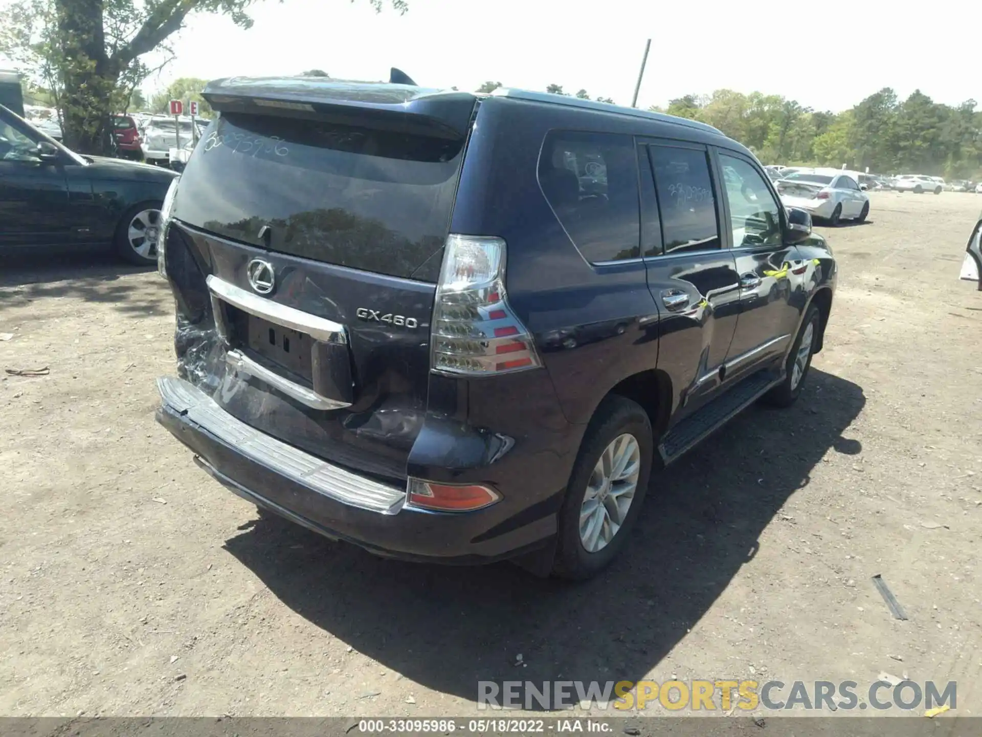 4 Фотография поврежденного автомобиля JTJBM7FX9K5218709 LEXUS GX 2019