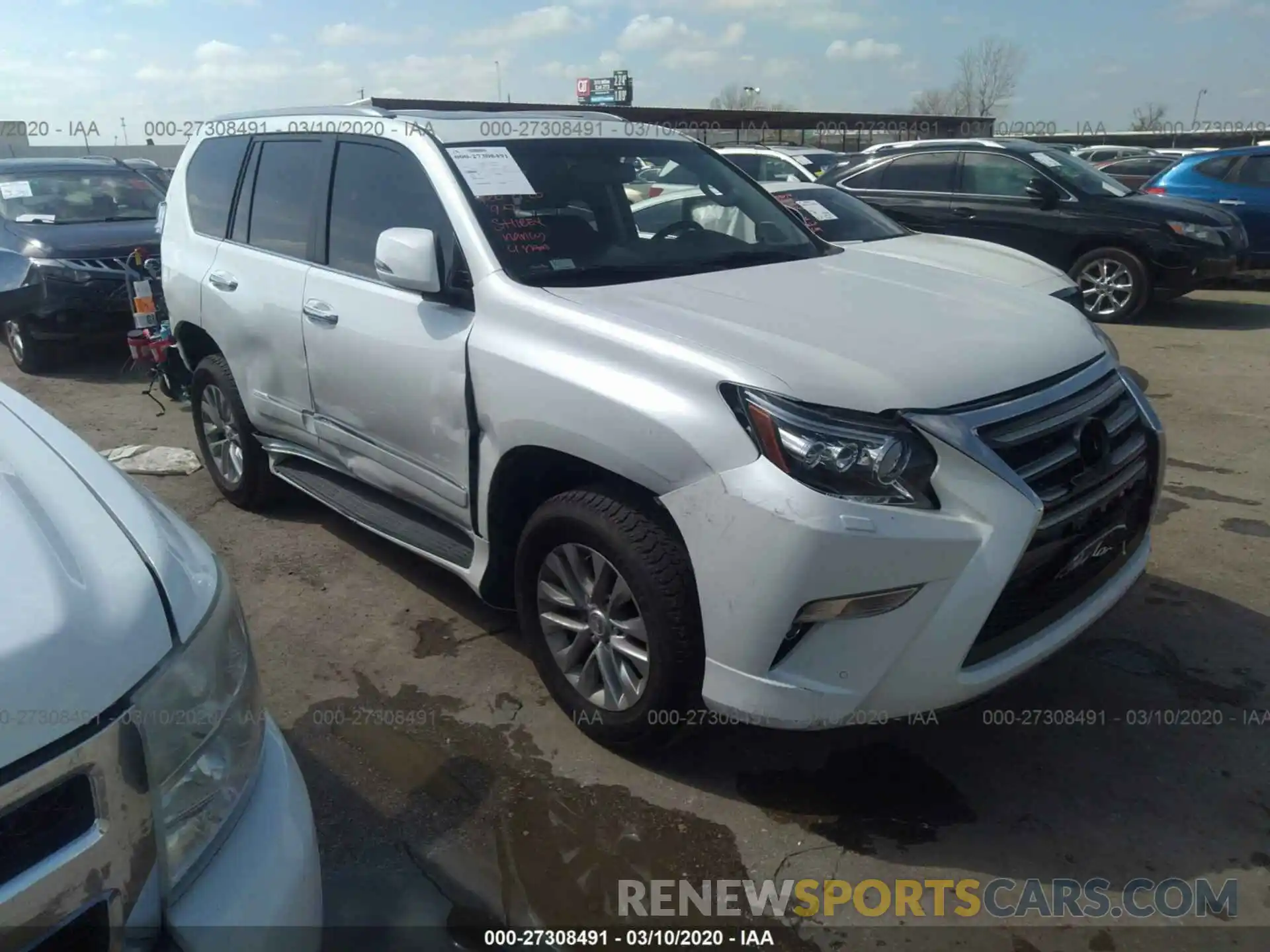 1 Photograph of a damaged car JTJBM7FX9K5221626 LEXUS GX 2019