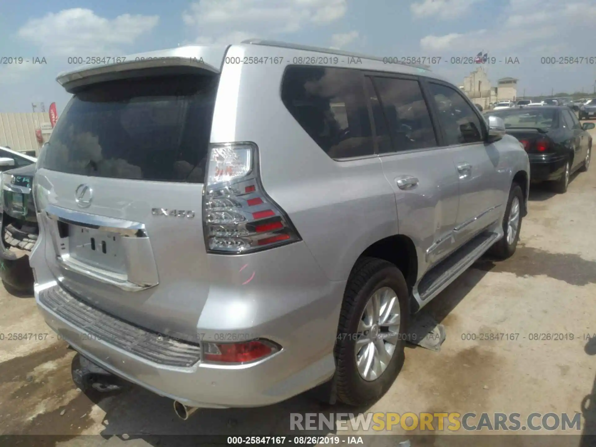 4 Фотография поврежденного автомобиля JTJBM7FX9K5221755 LEXUS GX 2019