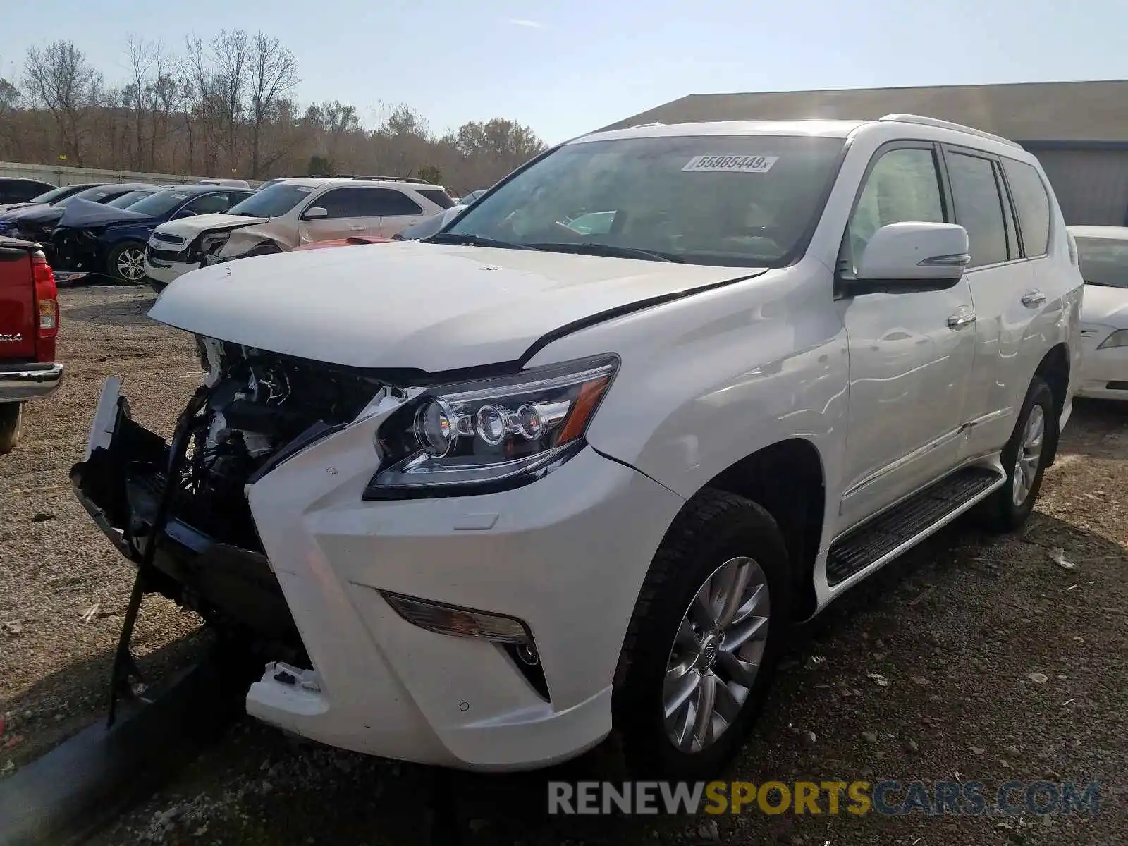 2 Photograph of a damaged car JTJBM7FX9K5224946 LEXUS GX 2019