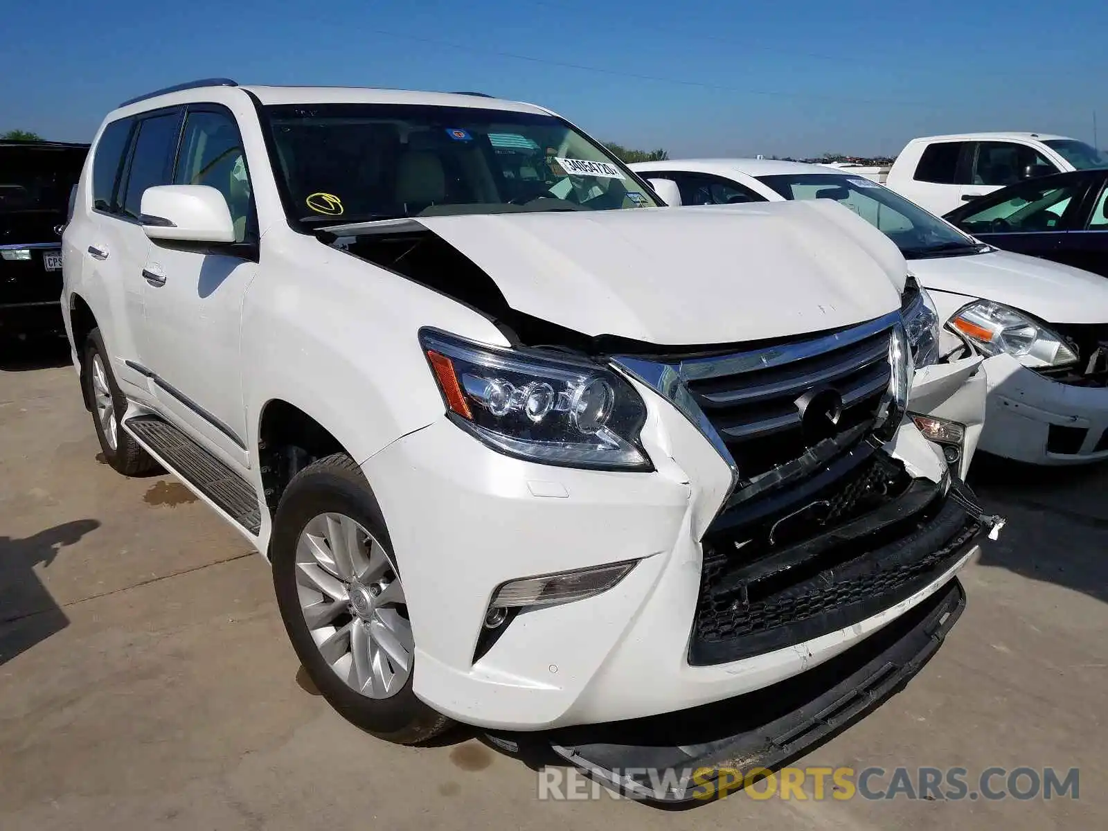 1 Photograph of a damaged car JTJBM7FX9K5229452 LEXUS GX 2019