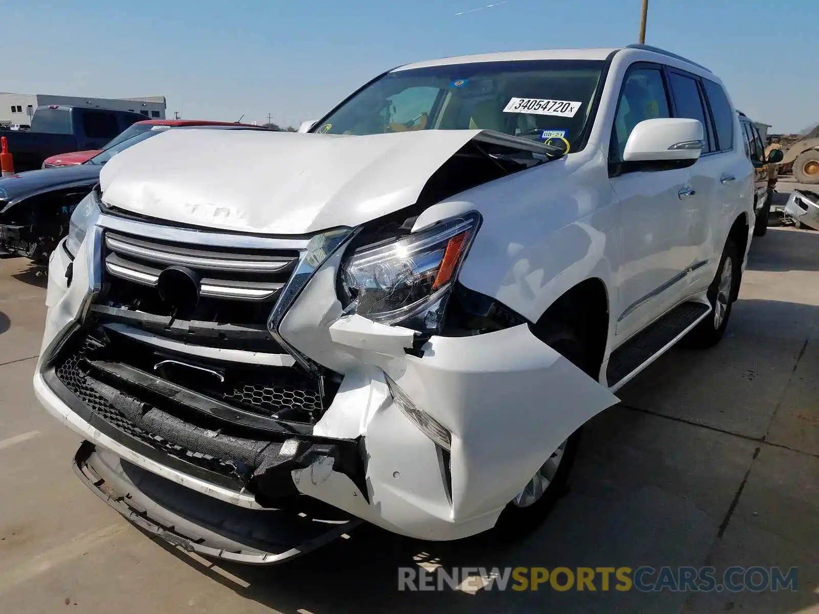 2 Photograph of a damaged car JTJBM7FX9K5229452 LEXUS GX 2019