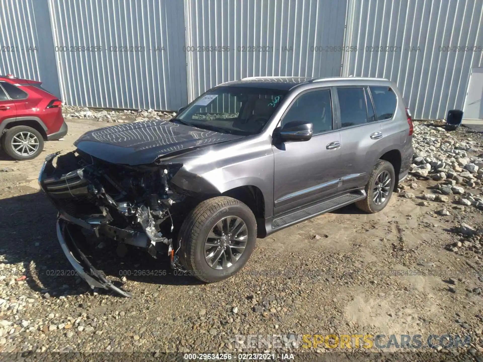 2 Photograph of a damaged car JTJBM7FX9K5231847 LEXUS GX 2019