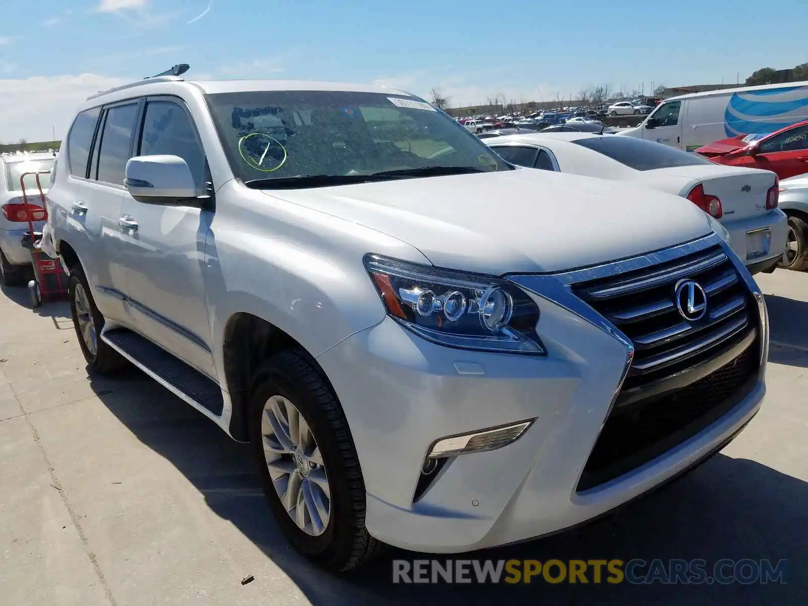 1 Photograph of a damaged car JTJBM7FX9K5234375 LEXUS GX 2019