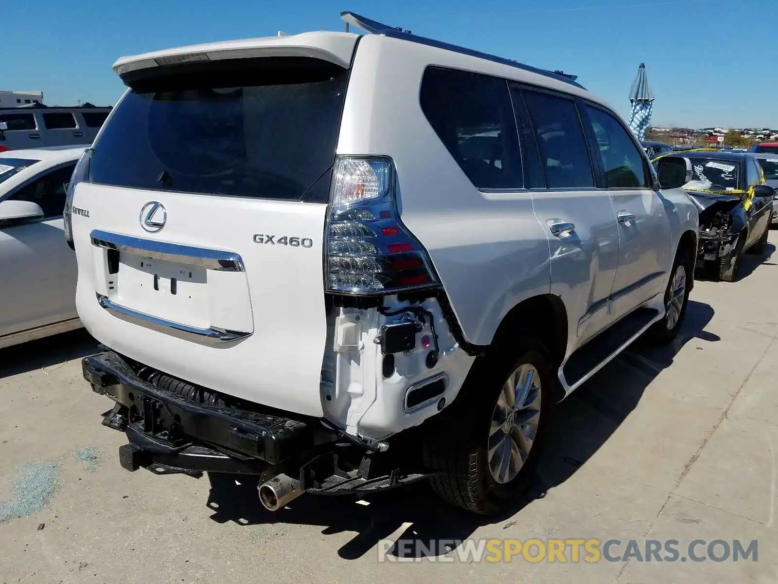 4 Фотография поврежденного автомобиля JTJBM7FX9K5234375 LEXUS GX 2019