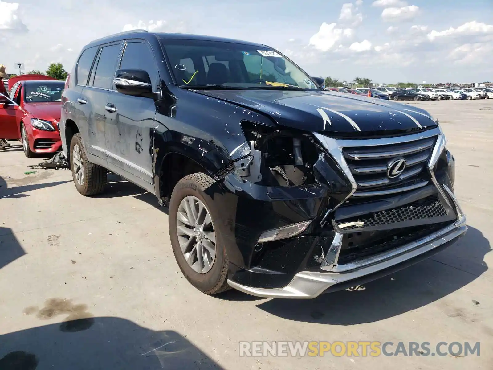 1 Photograph of a damaged car JTJBM7FX9K5234926 LEXUS GX 2019