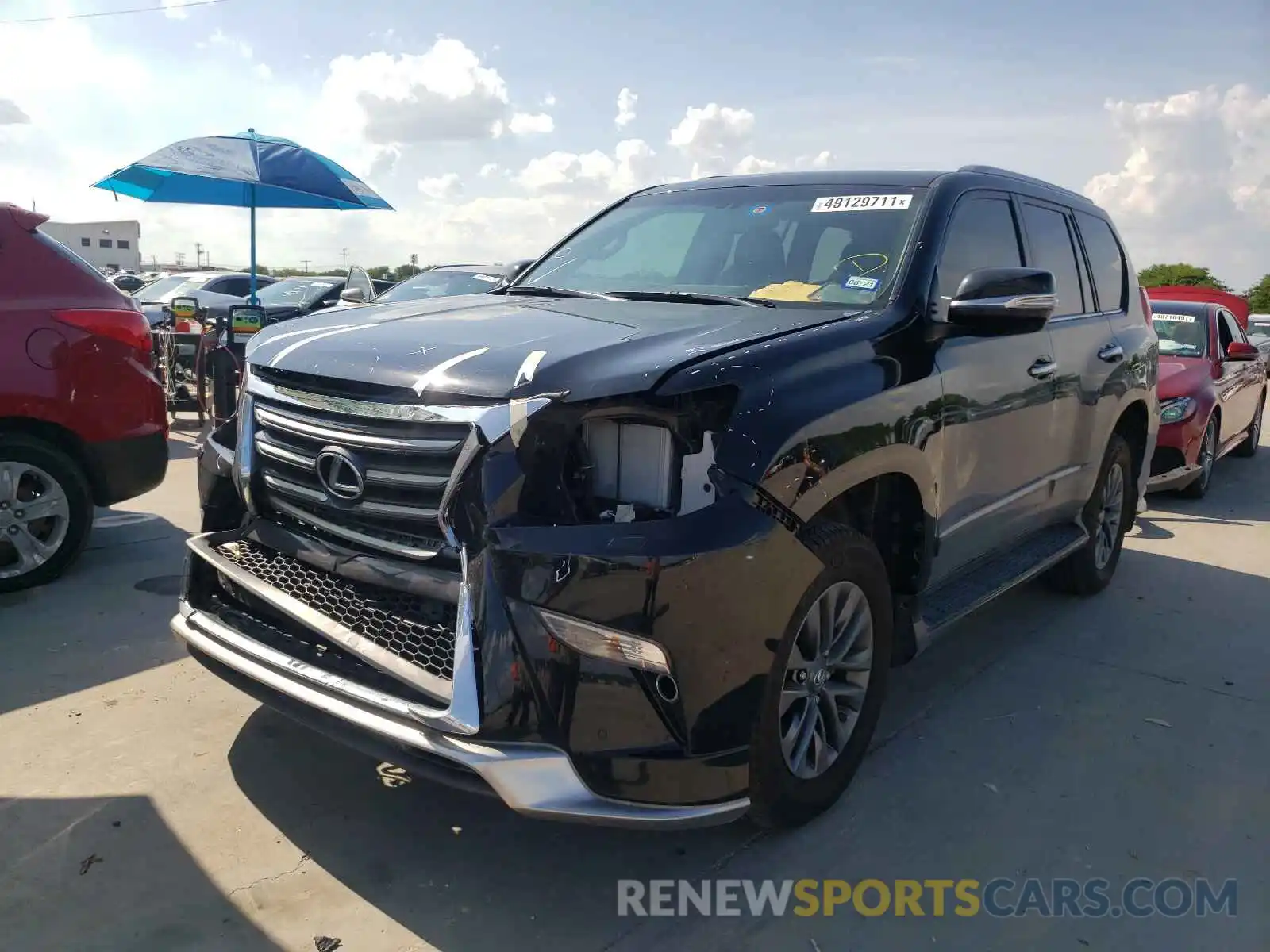 2 Photograph of a damaged car JTJBM7FX9K5234926 LEXUS GX 2019