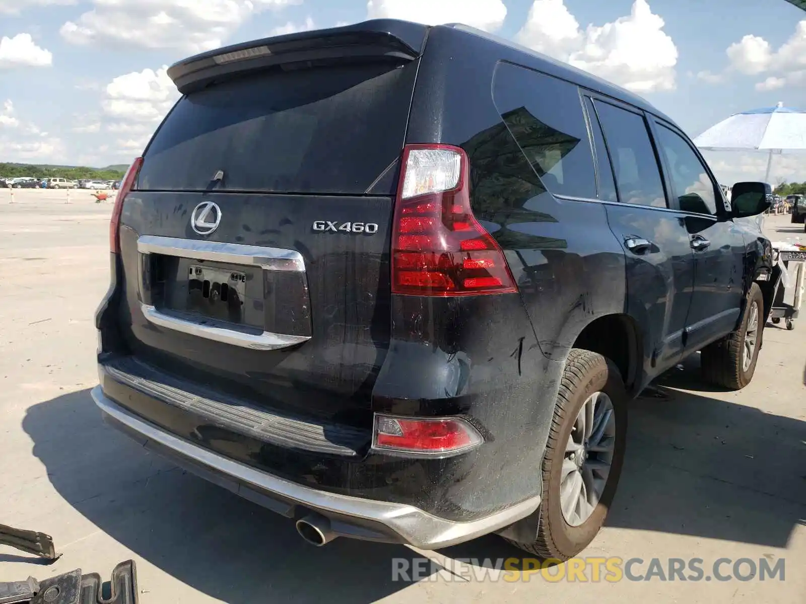 4 Фотография поврежденного автомобиля JTJBM7FX9K5234926 LEXUS GX 2019