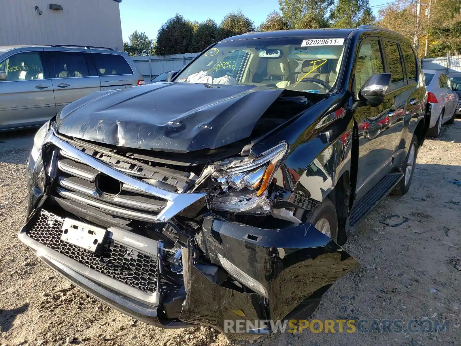 2 Photograph of a damaged car JTJBM7FXXK5210991 LEXUS GX 2019