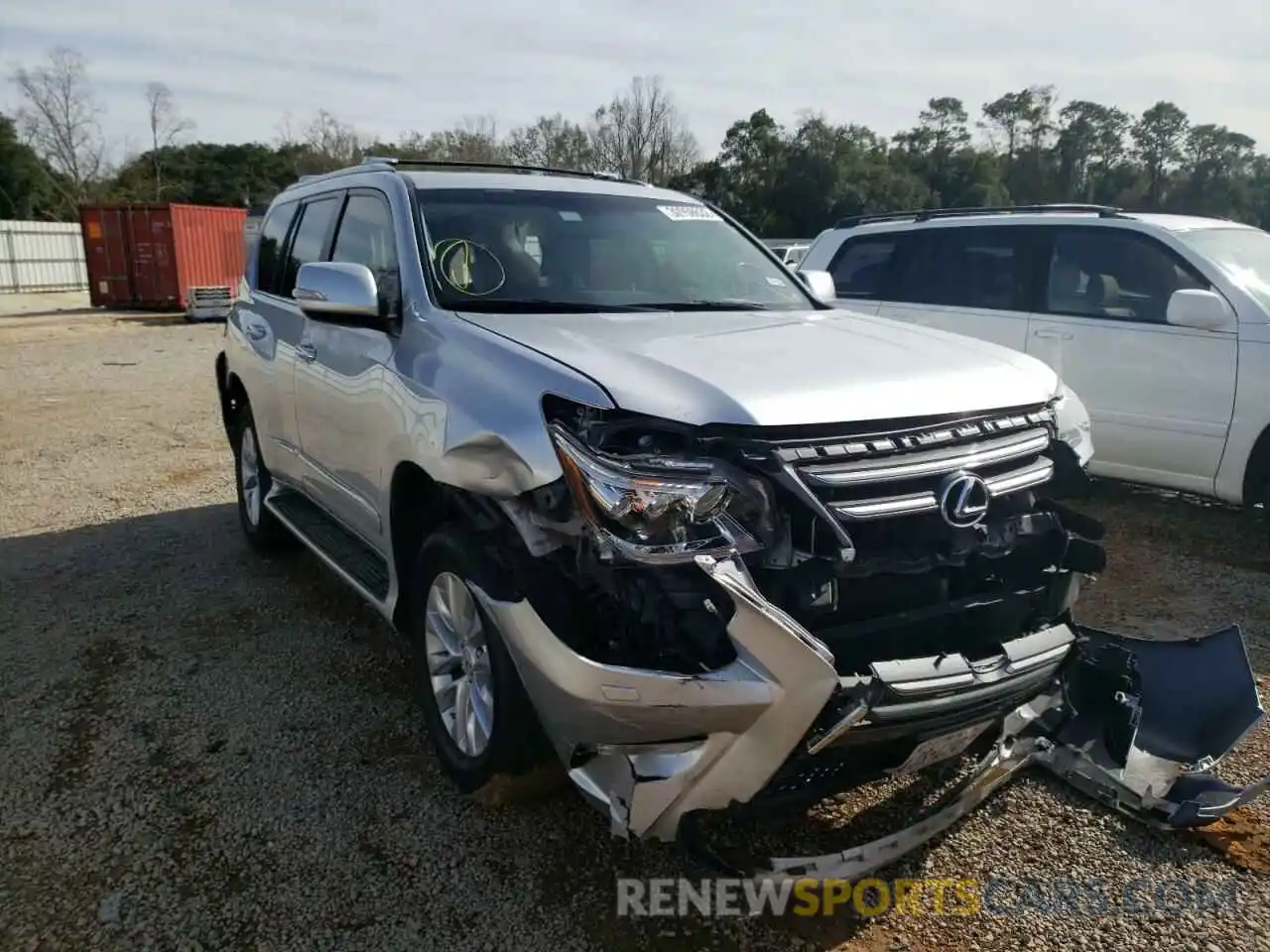 1 Photograph of a damaged car JTJBM7FXXK5214815 LEXUS GX 2019