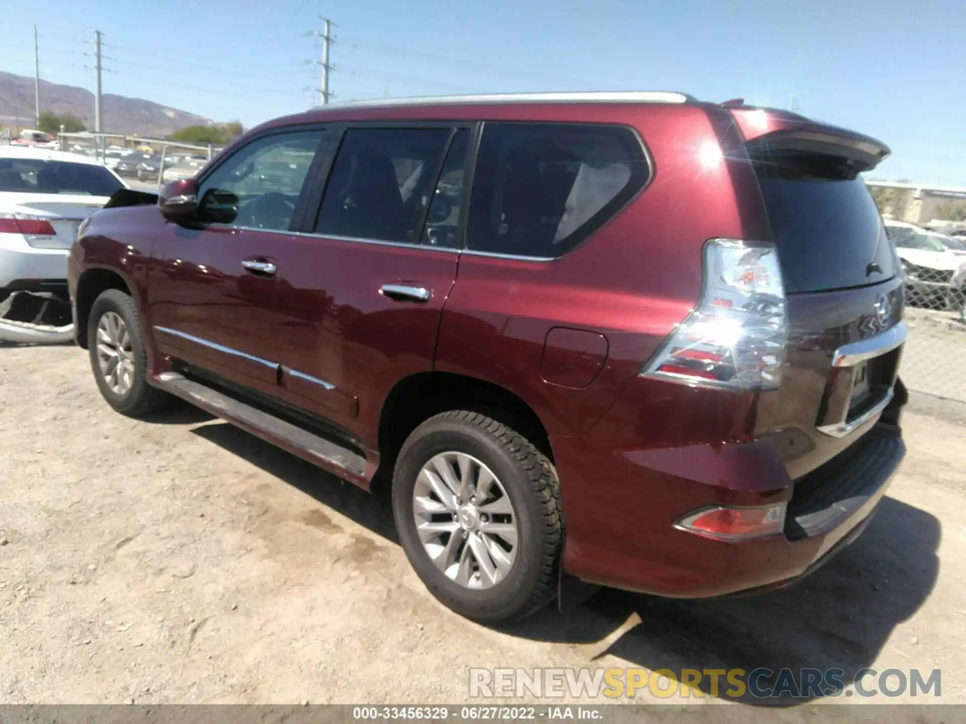 3 Фотография поврежденного автомобиля JTJBM7FXXK5217486 LEXUS GX 2019