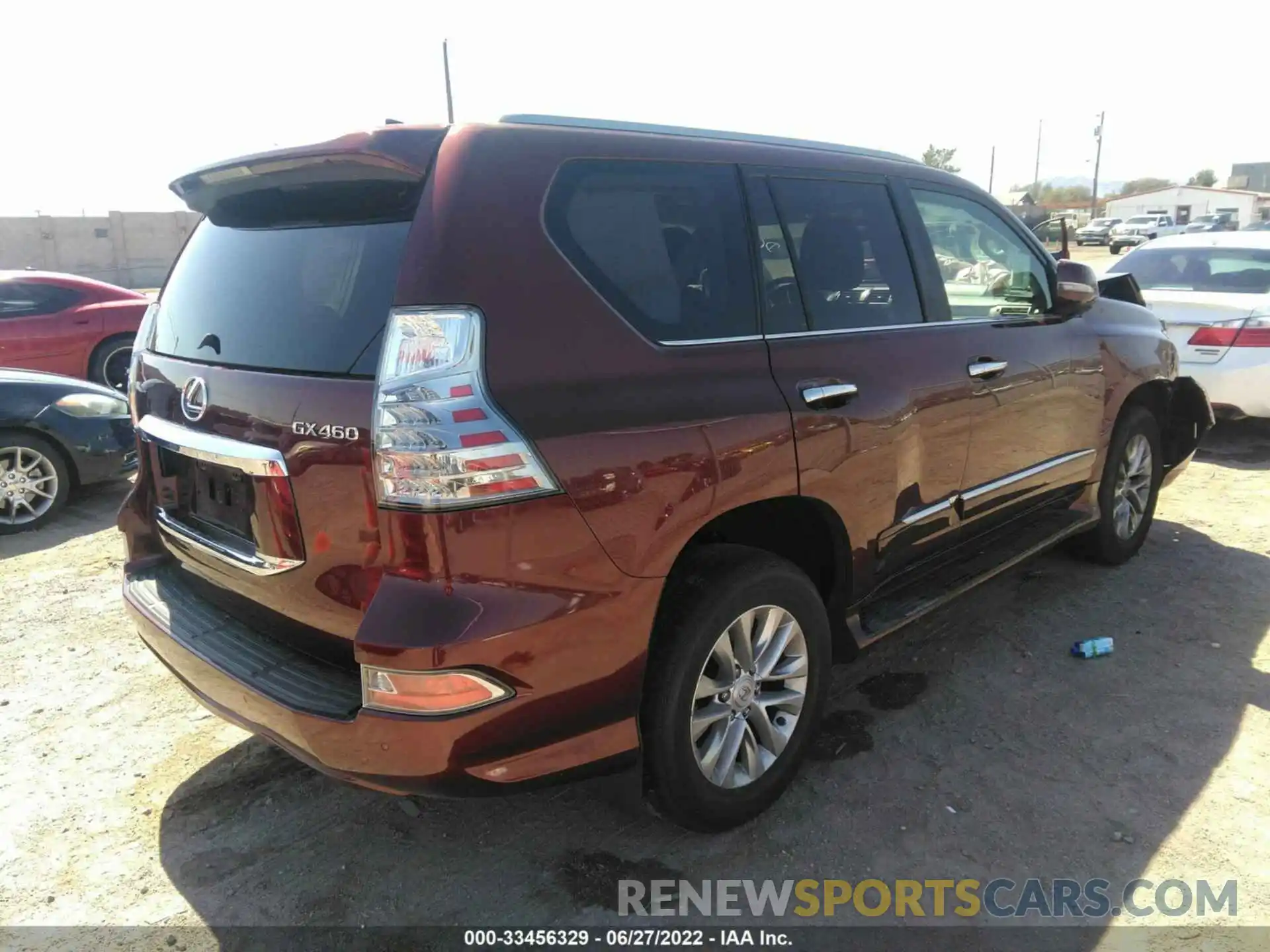 4 Фотография поврежденного автомобиля JTJBM7FXXK5217486 LEXUS GX 2019