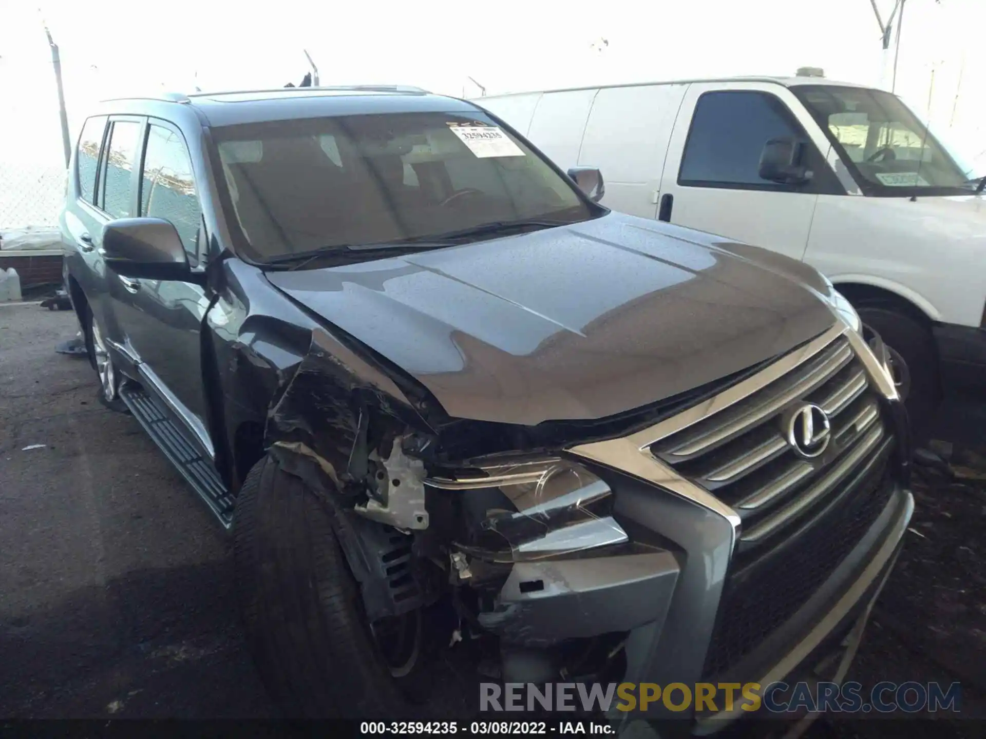 1 Photograph of a damaged car JTJBM7FXXK5217696 LEXUS GX 2019