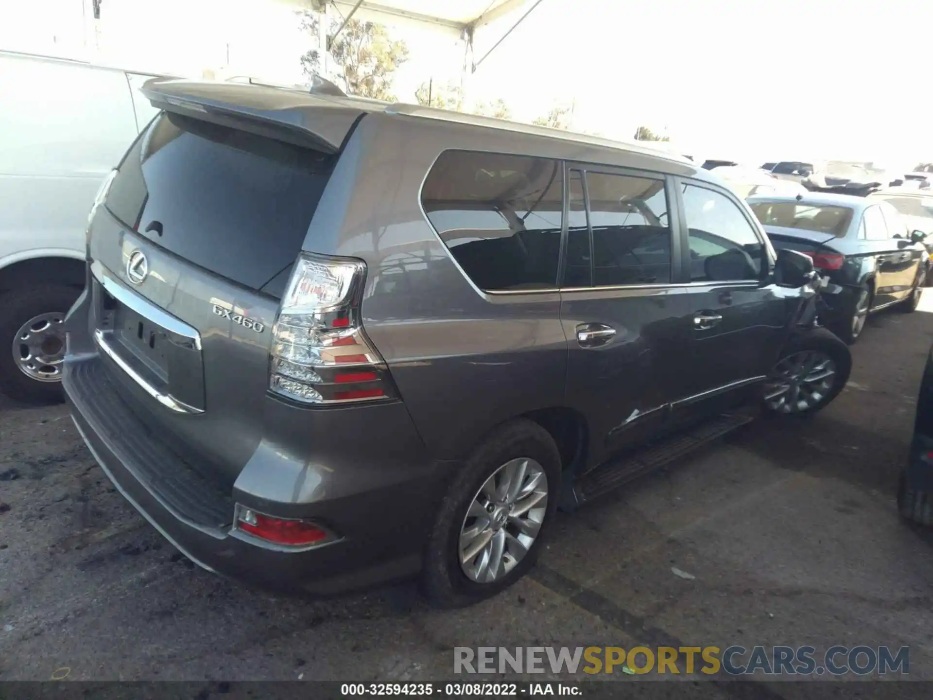 4 Фотография поврежденного автомобиля JTJBM7FXXK5217696 LEXUS GX 2019