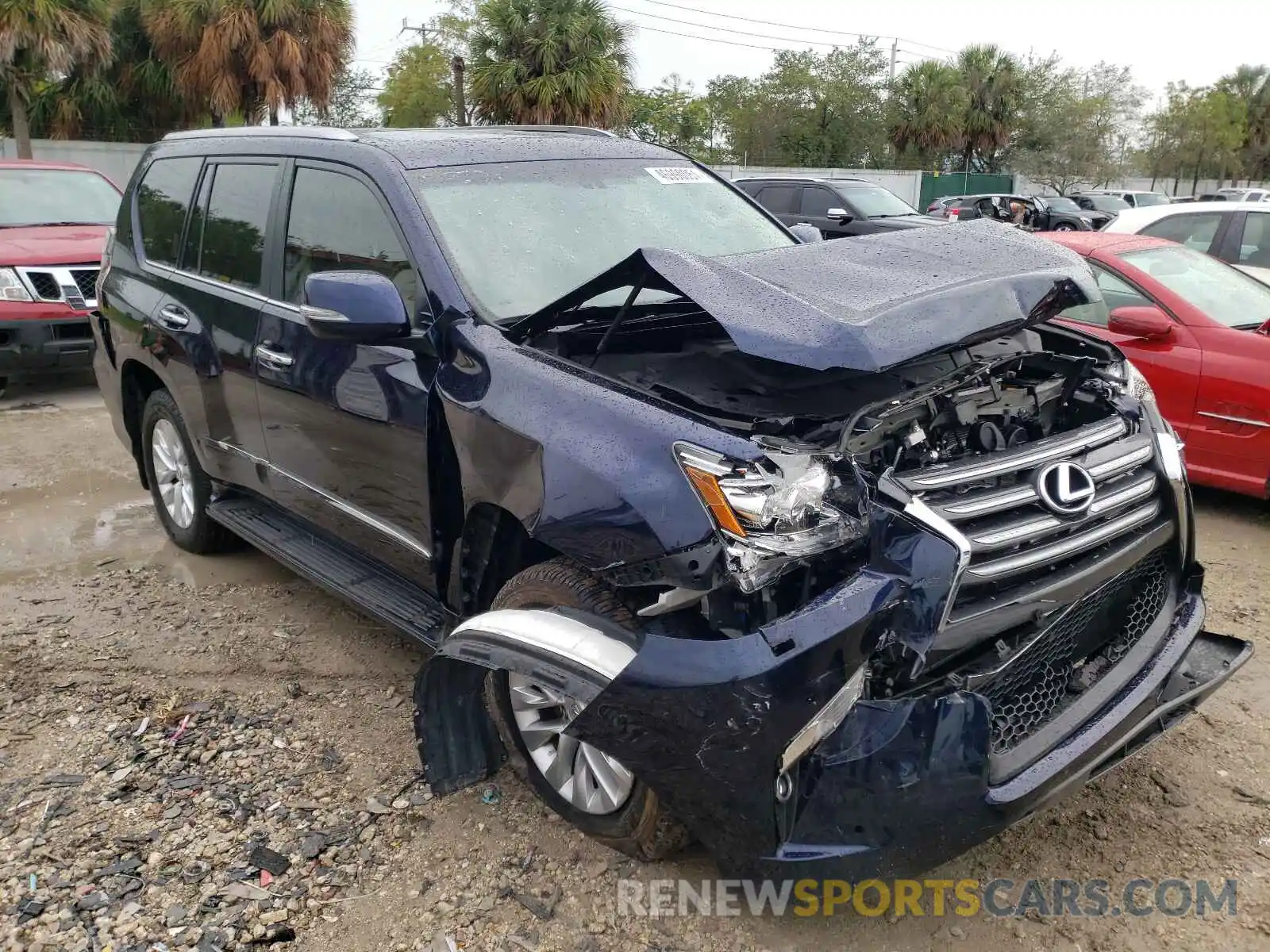 1 Photograph of a damaged car JTJBM7FXXK5218119 LEXUS GX 2019