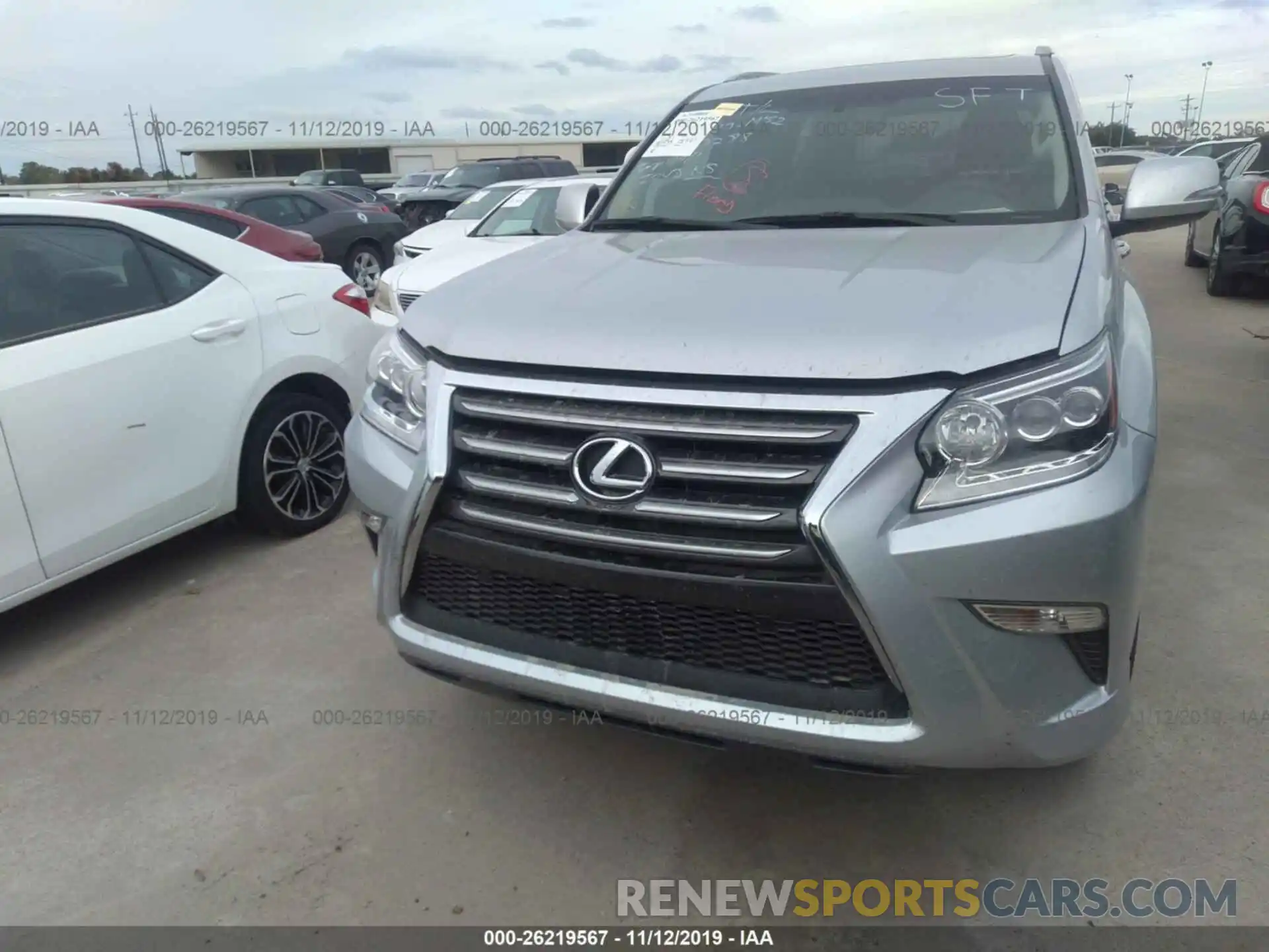 6 Photograph of a damaged car JTJBM7FXXK5220288 LEXUS GX 2019