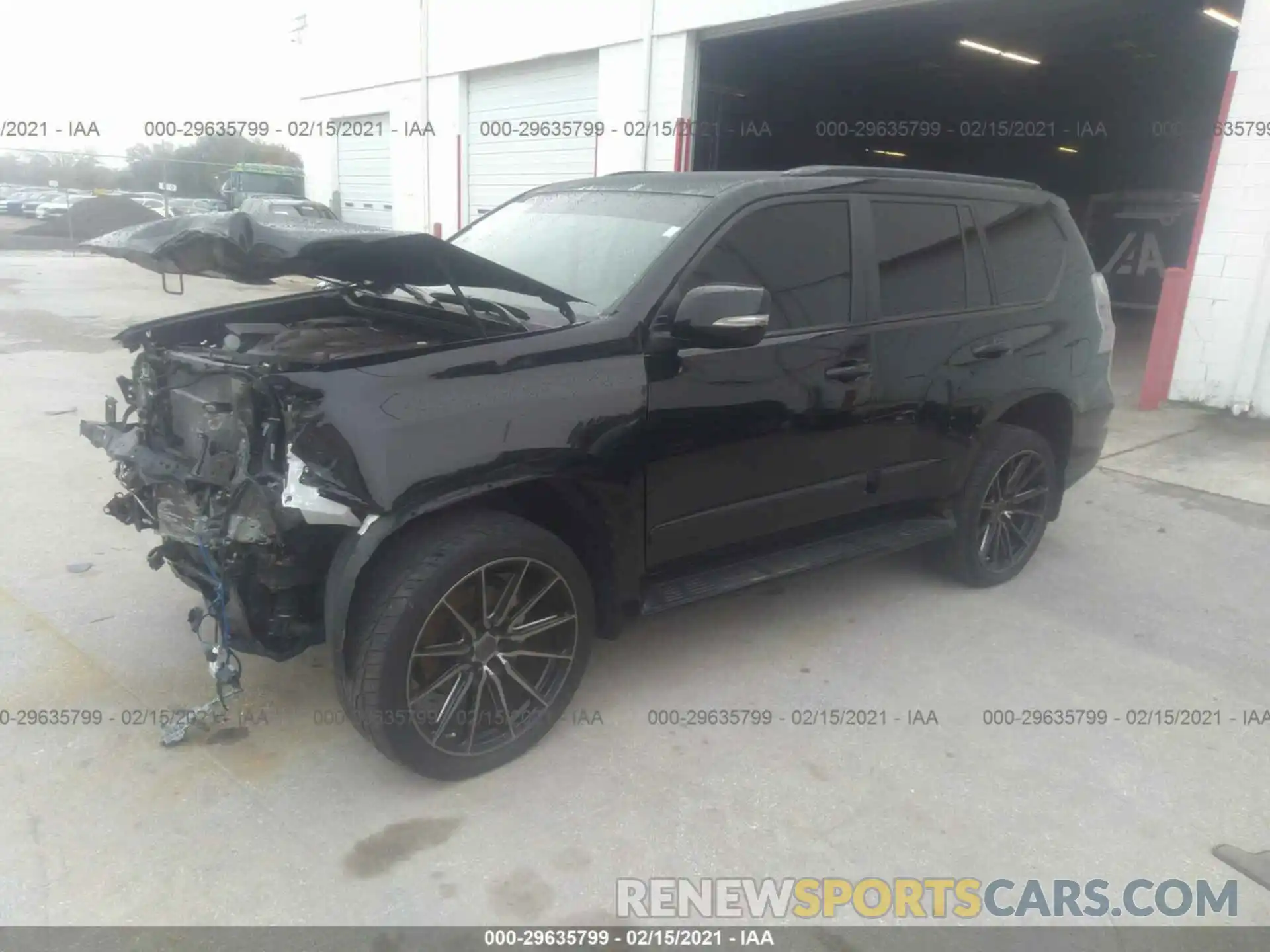 2 Photograph of a damaged car JTJBM7FXXK5221148 LEXUS GX 2019