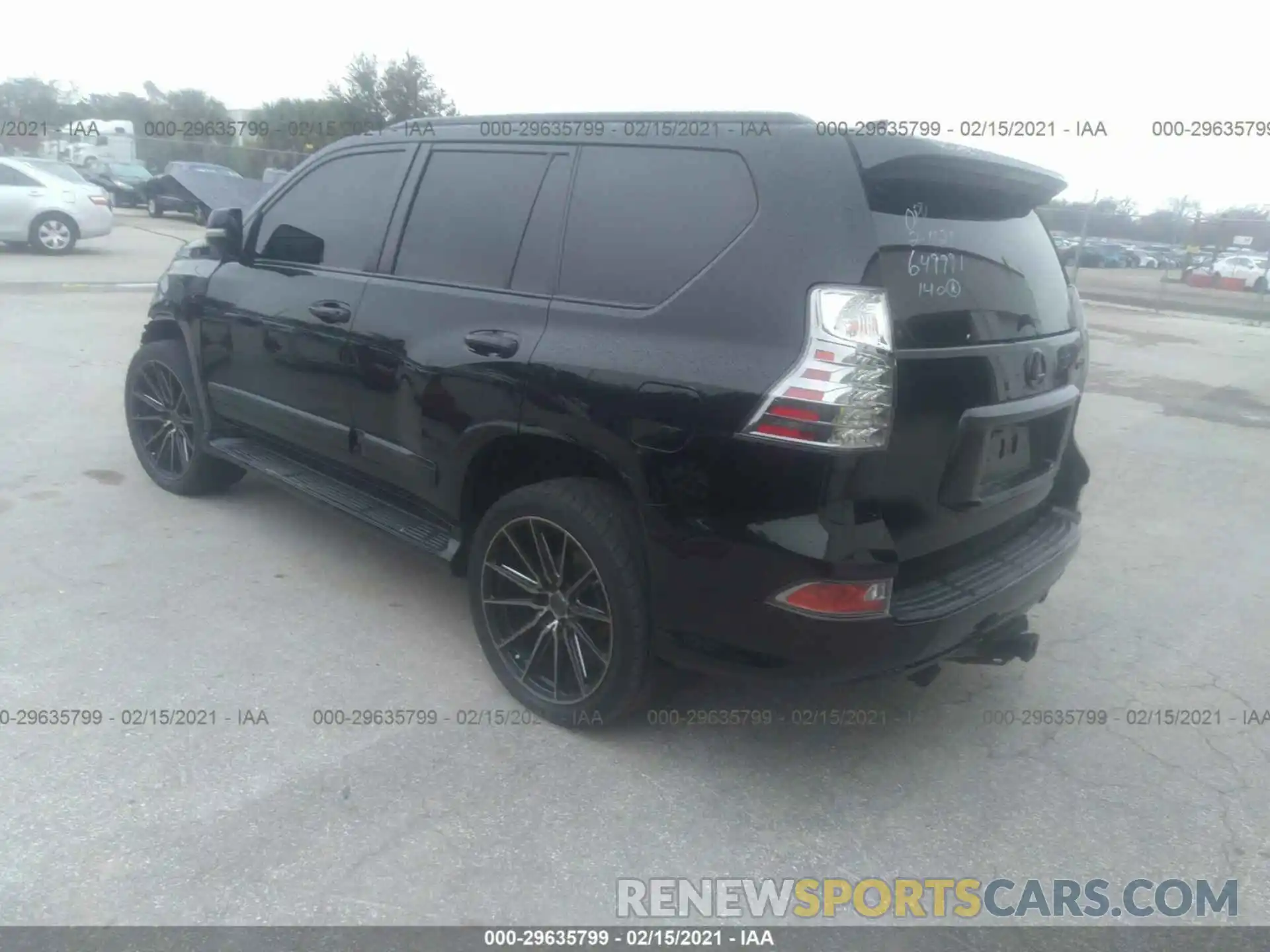 3 Photograph of a damaged car JTJBM7FXXK5221148 LEXUS GX 2019