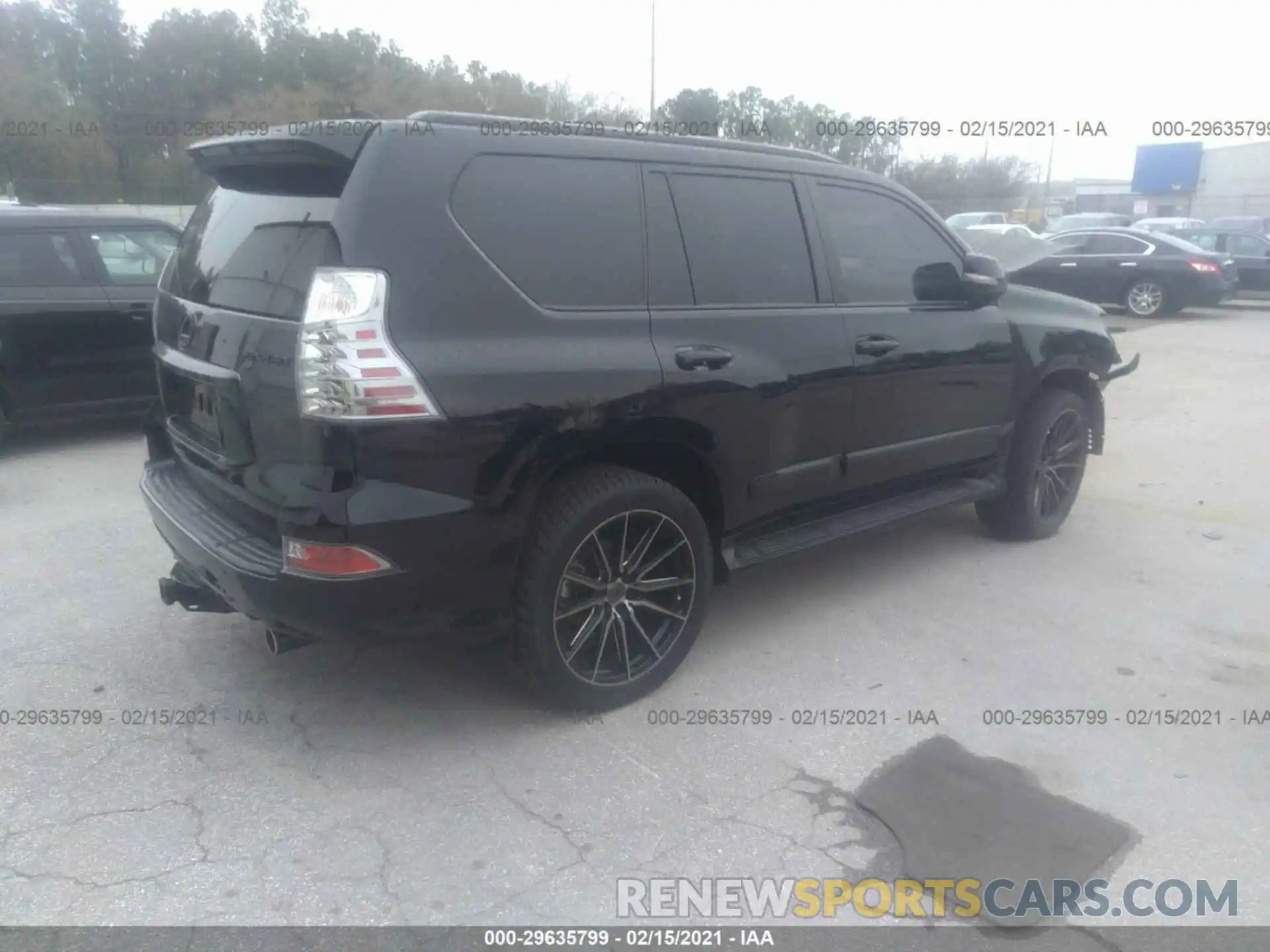 4 Photograph of a damaged car JTJBM7FXXK5221148 LEXUS GX 2019