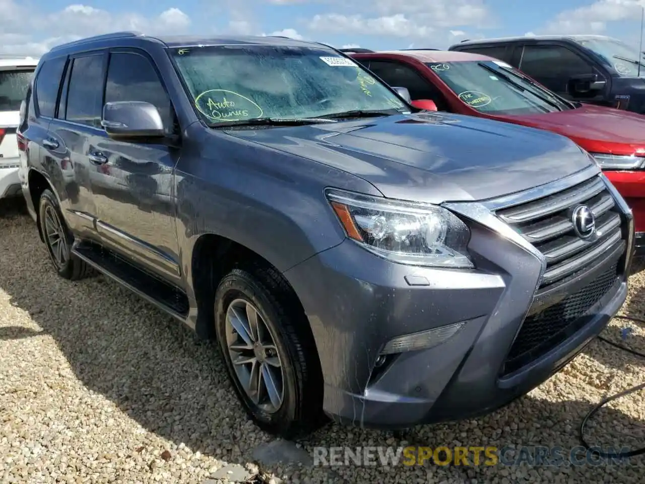 1 Photograph of a damaged car JTJBM7FXXK5222185 LEXUS GX 2019