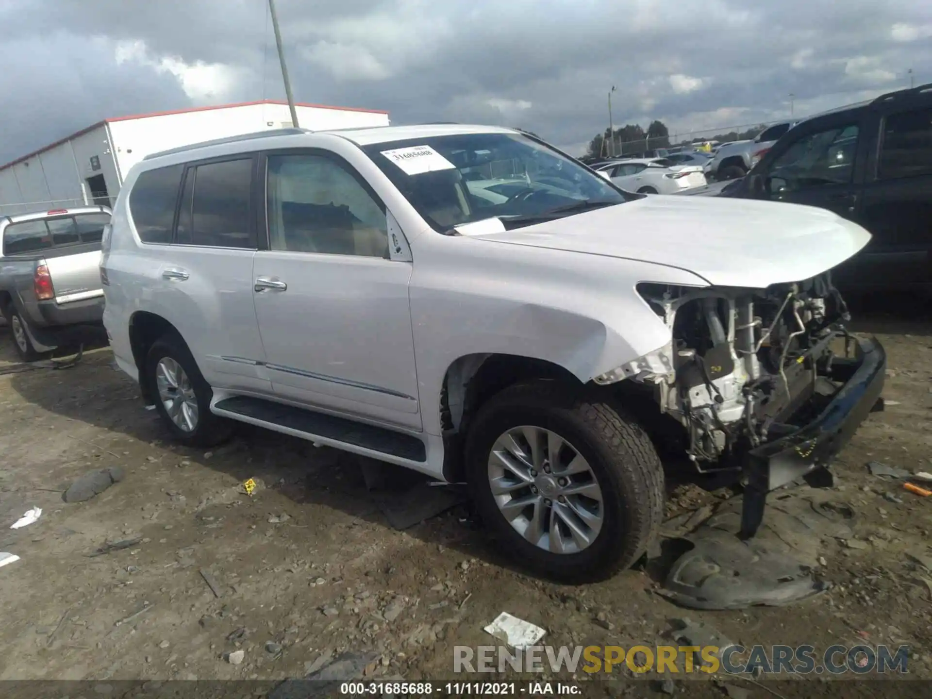 1 Photograph of a damaged car JTJBM7FXXK5224745 LEXUS GX 2019