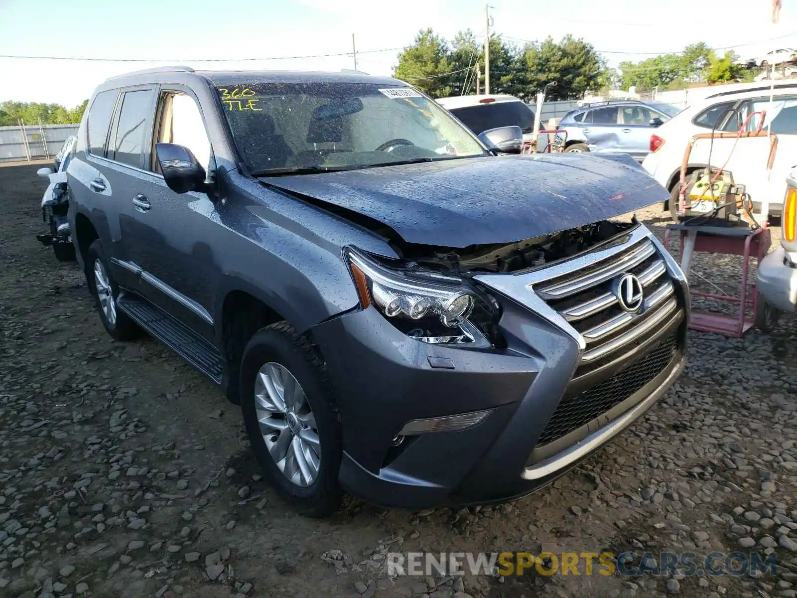 1 Photograph of a damaged car JTJBM7FXXK5225605 LEXUS GX 2019