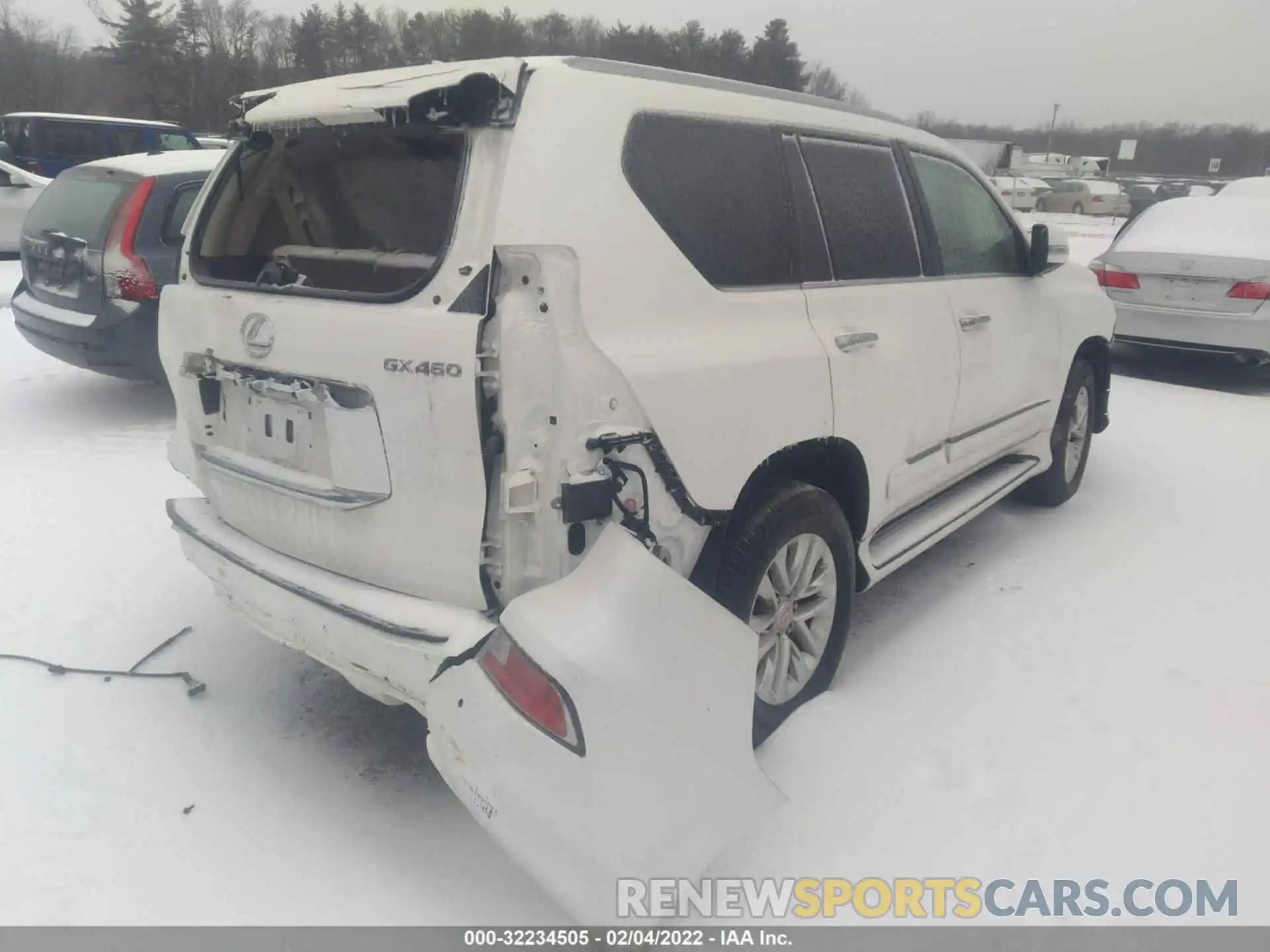 4 Фотография поврежденного автомобиля JTJBM7FXXK5225619 LEXUS GX 2019