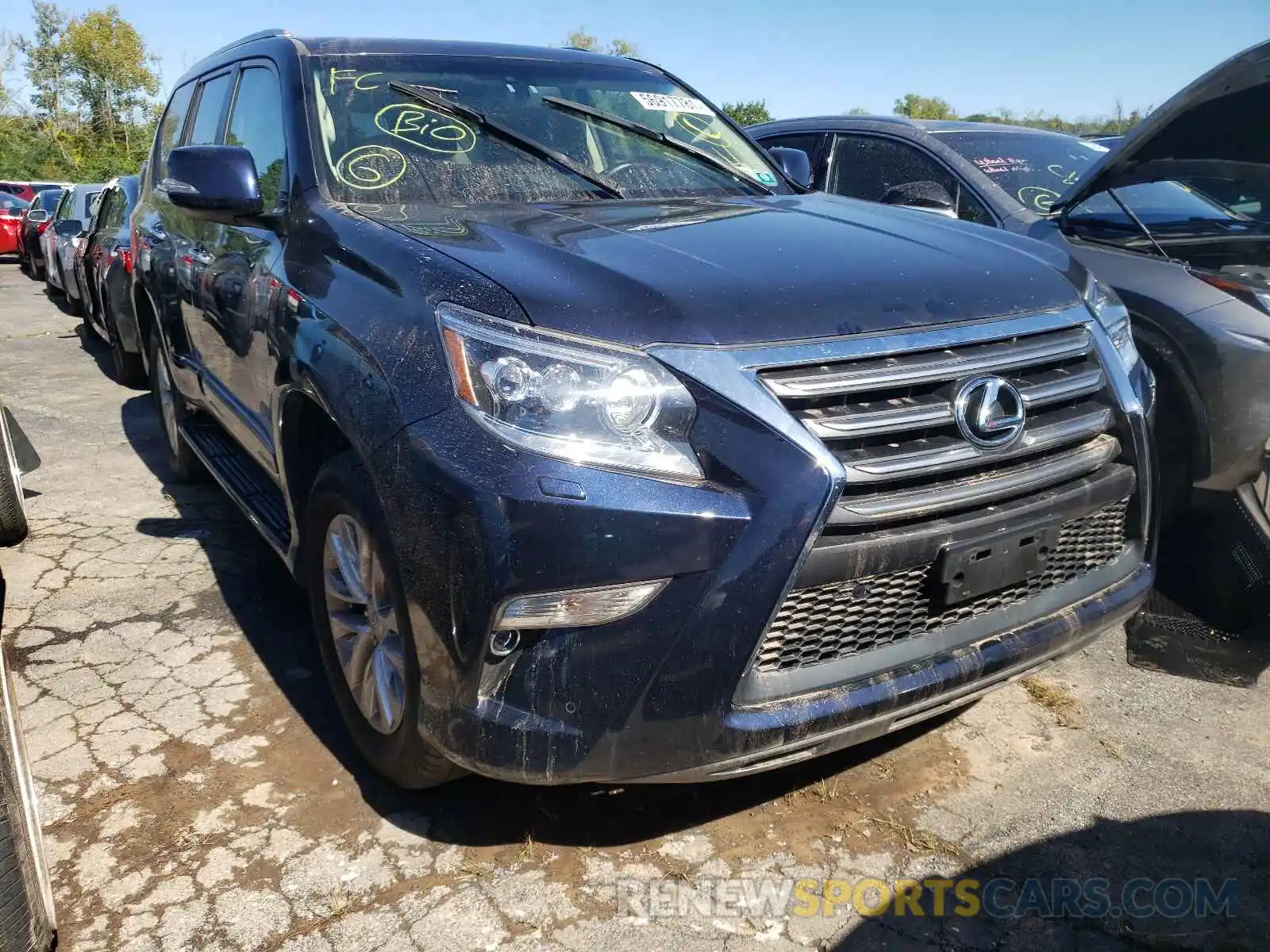 1 Photograph of a damaged car JTJBM7FXXK5226950 LEXUS GX 2019