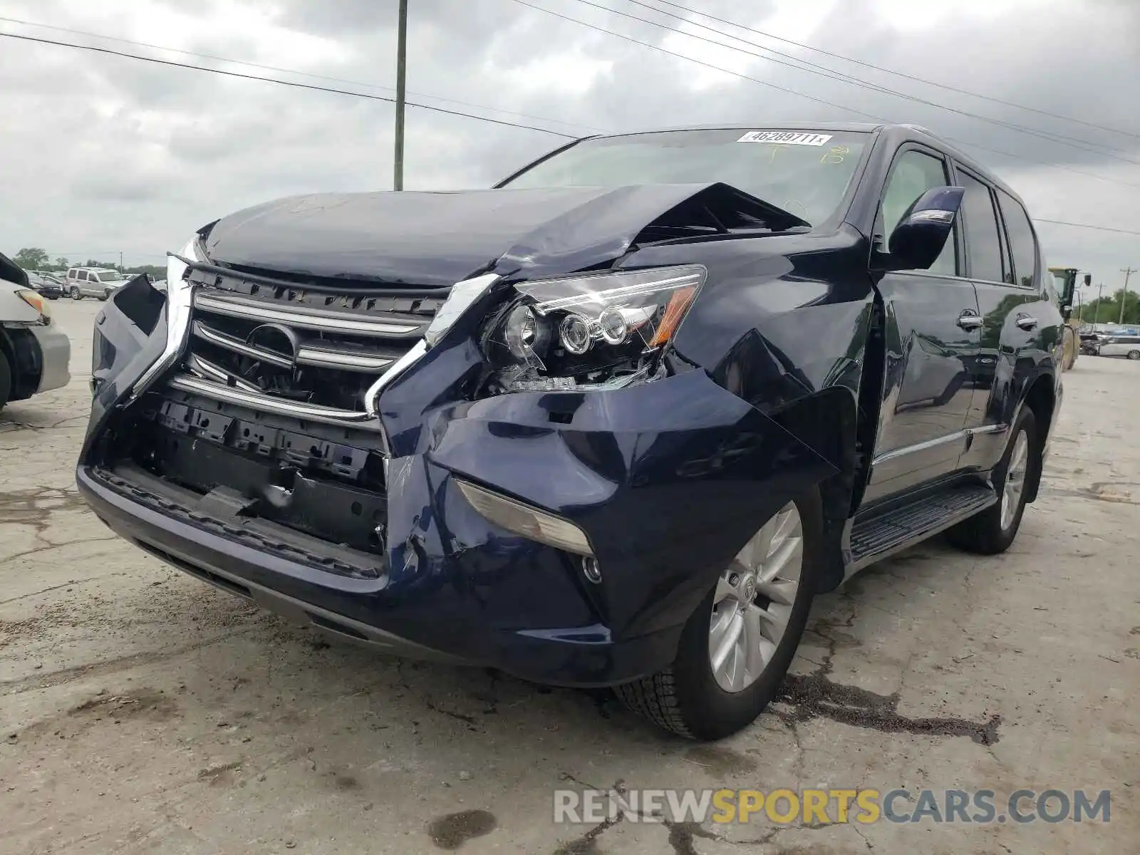 2 Photograph of a damaged car JTJBM7FXXK5227113 LEXUS GX 2019