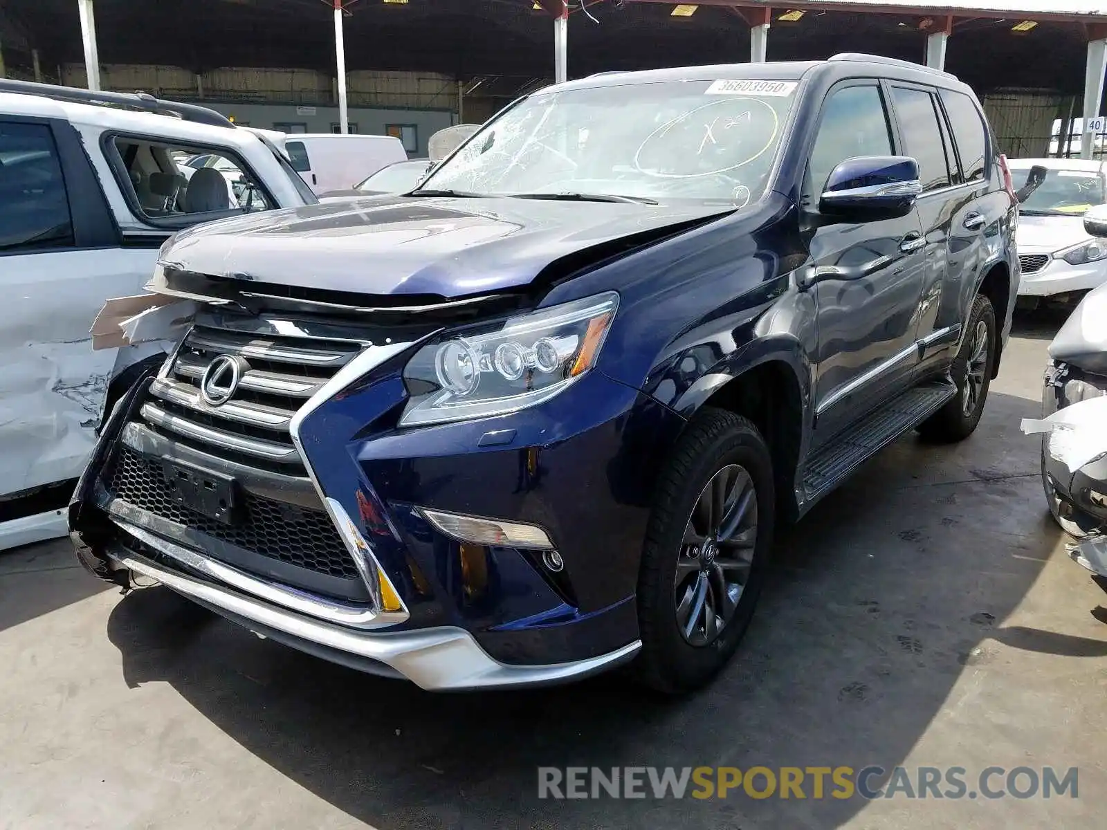 2 Photograph of a damaged car JTJBM7FXXK5228875 LEXUS GX 2019