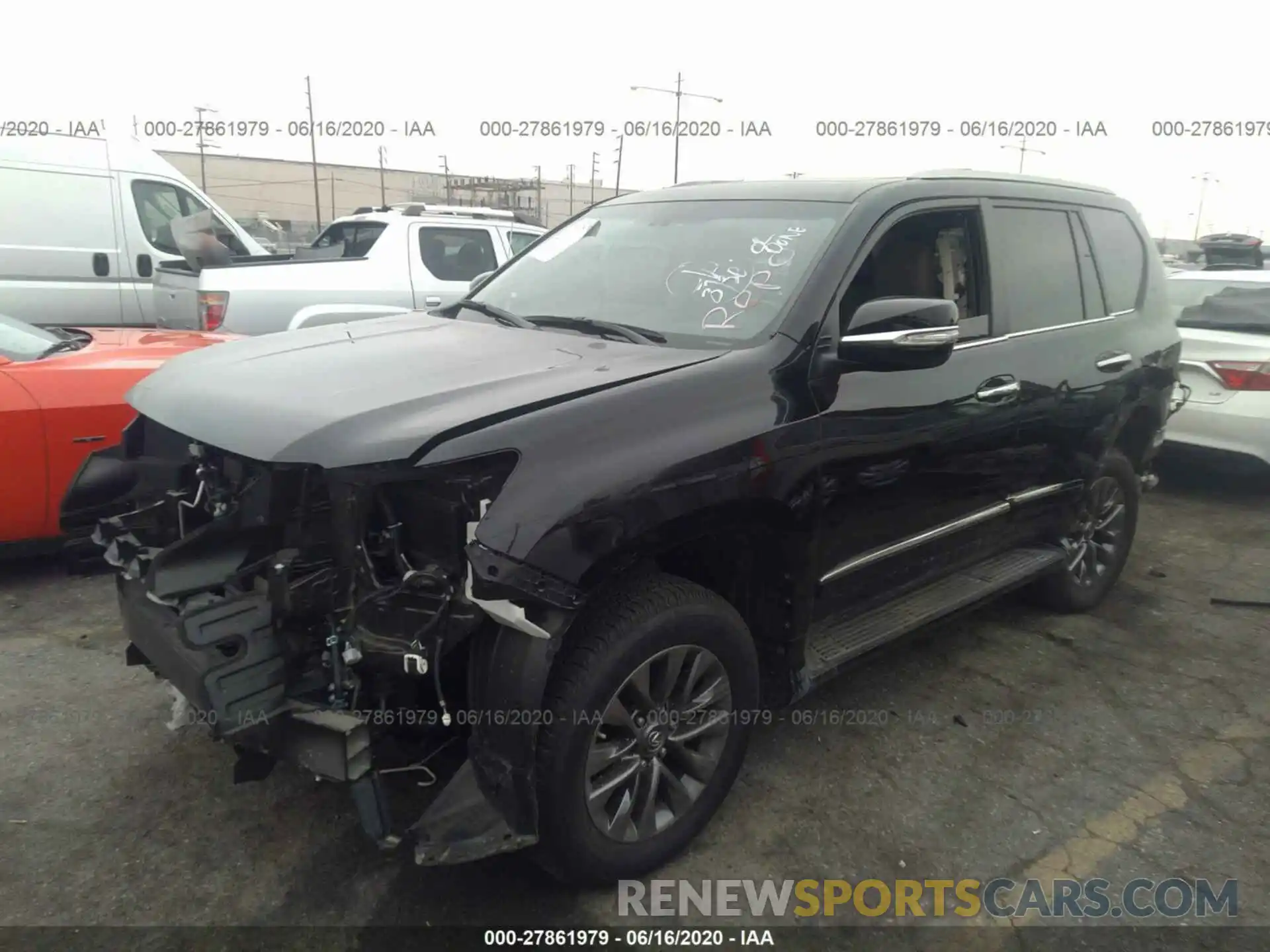 2 Photograph of a damaged car JTJBM7FXXK5235518 LEXUS GX 2019