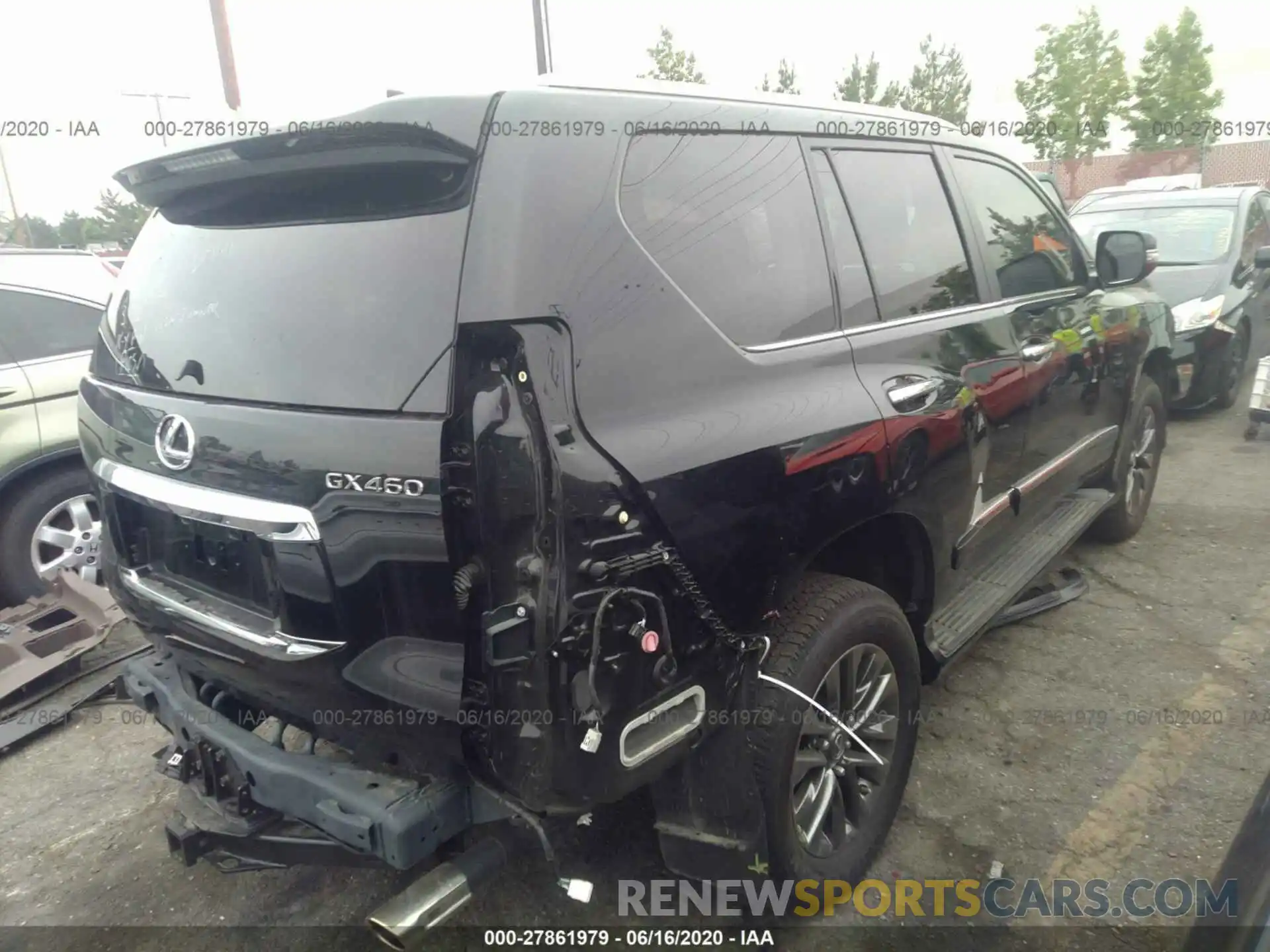 4 Photograph of a damaged car JTJBM7FXXK5235518 LEXUS GX 2019