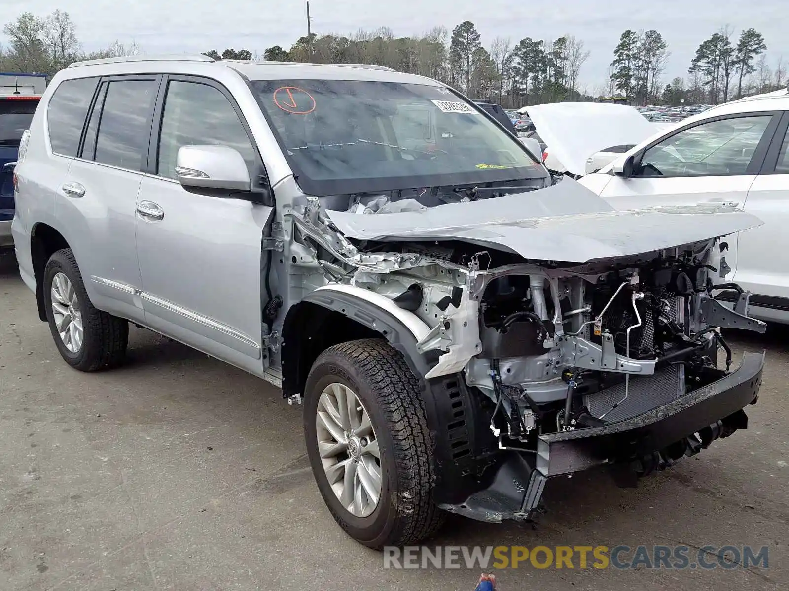 1 Photograph of a damaged car JTJBM7FXXK5236183 LEXUS GX 2019