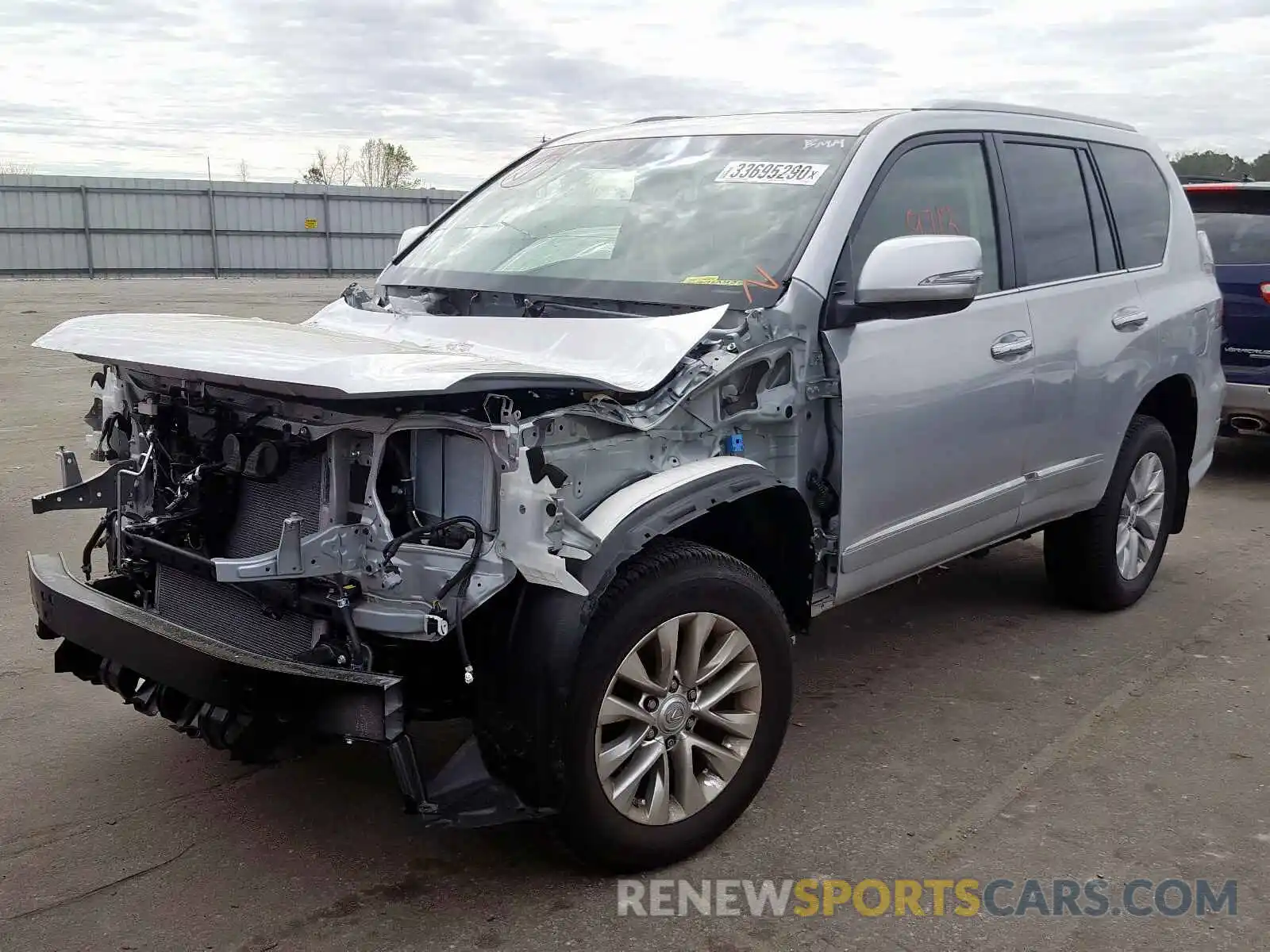 2 Photograph of a damaged car JTJBM7FXXK5236183 LEXUS GX 2019