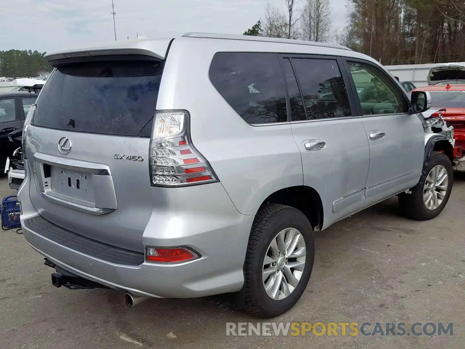 4 Фотография поврежденного автомобиля JTJBM7FXXK5236183 LEXUS GX 2019