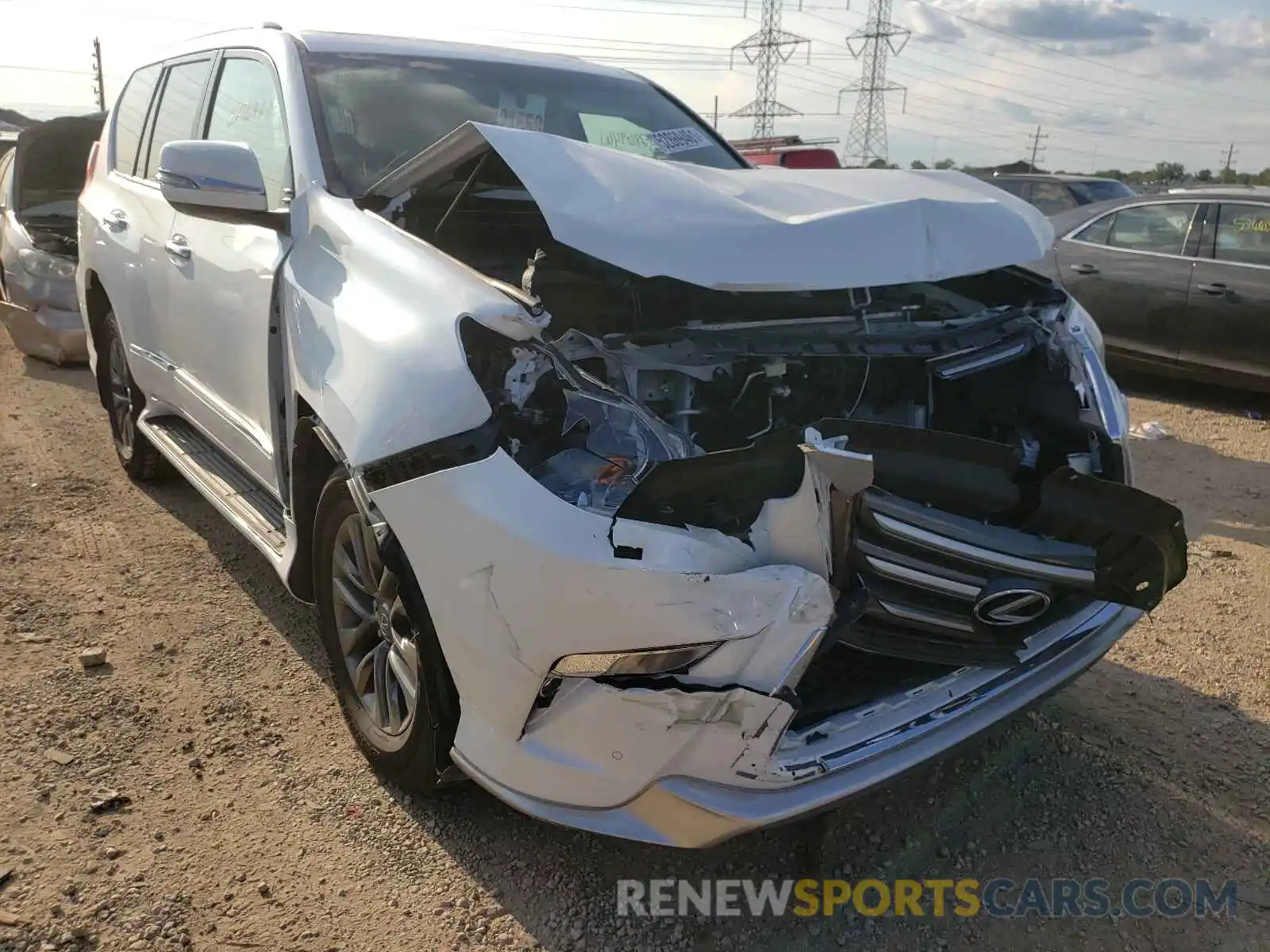 1 Photograph of a damaged car JTJBM7FXXK5239987 LEXUS GX 2019