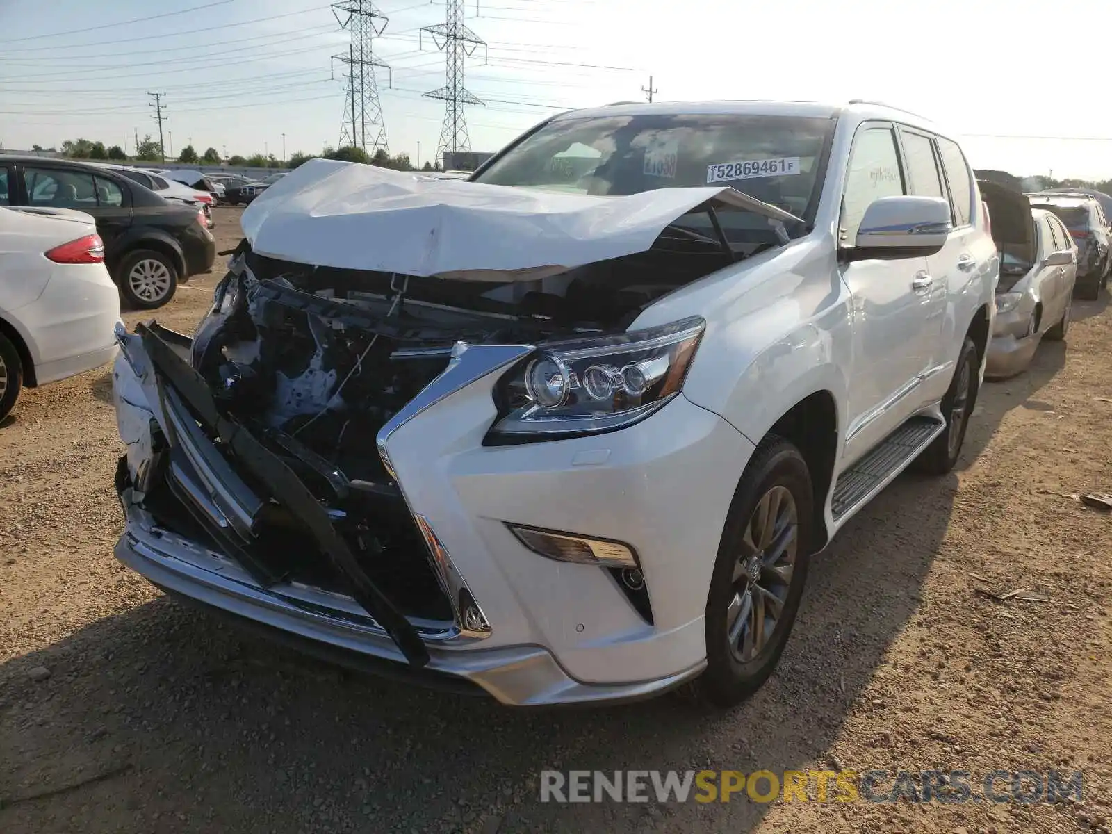 2 Photograph of a damaged car JTJBM7FXXK5239987 LEXUS GX 2019