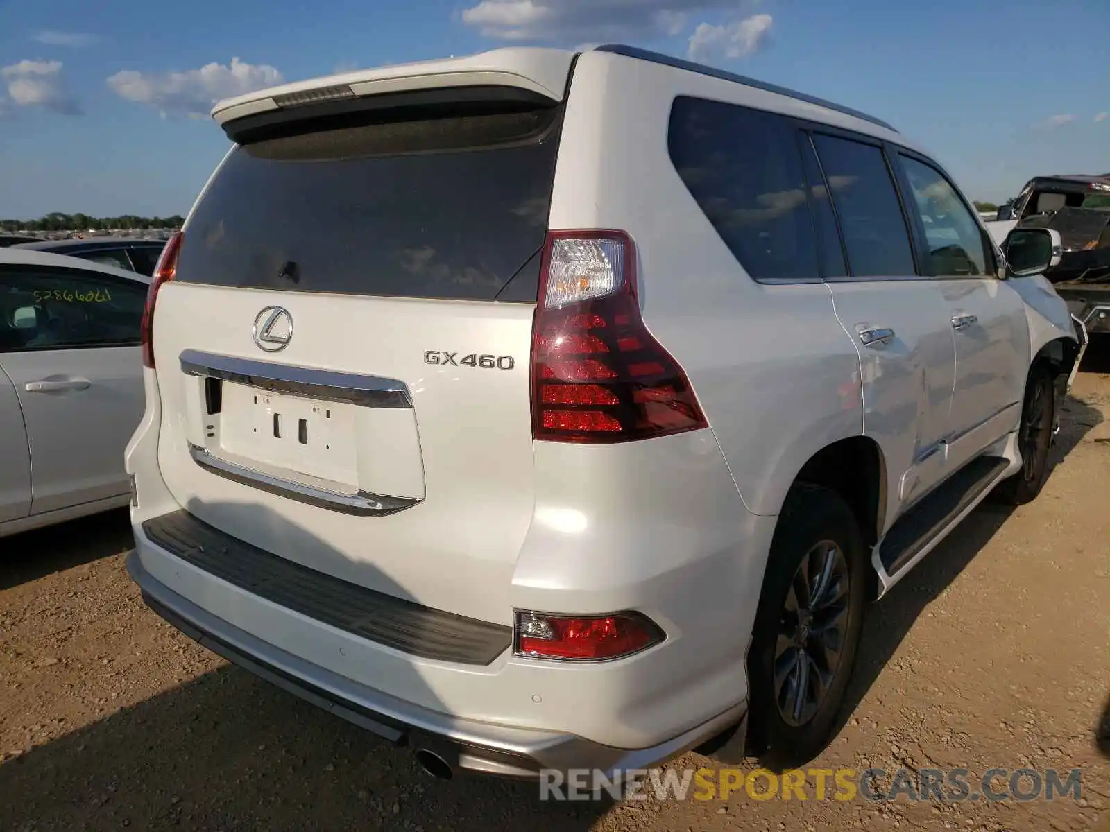 4 Photograph of a damaged car JTJBM7FXXK5239987 LEXUS GX 2019