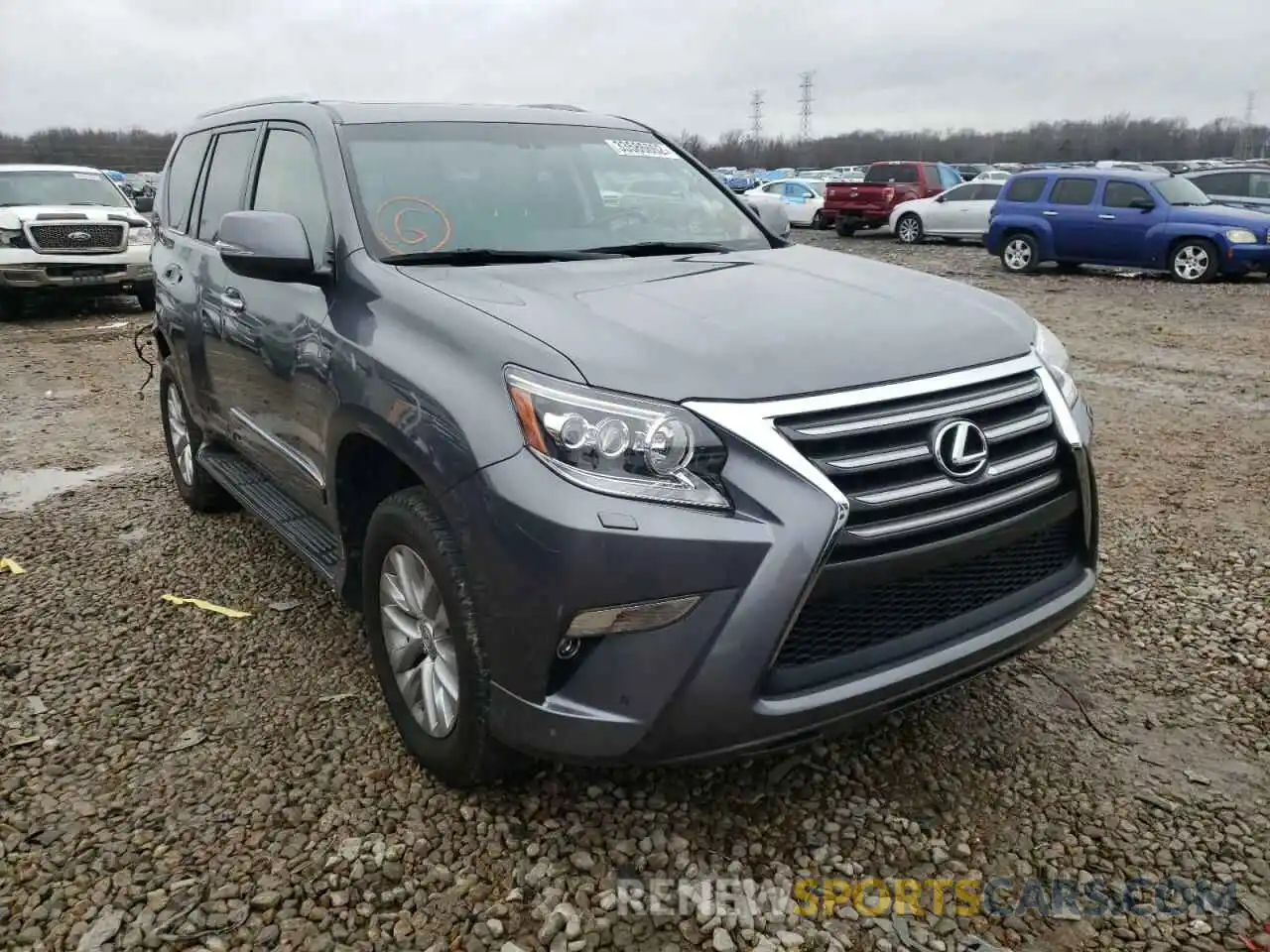 1 Photograph of a damaged car JTJBM7FXXK5240542 LEXUS GX 2019