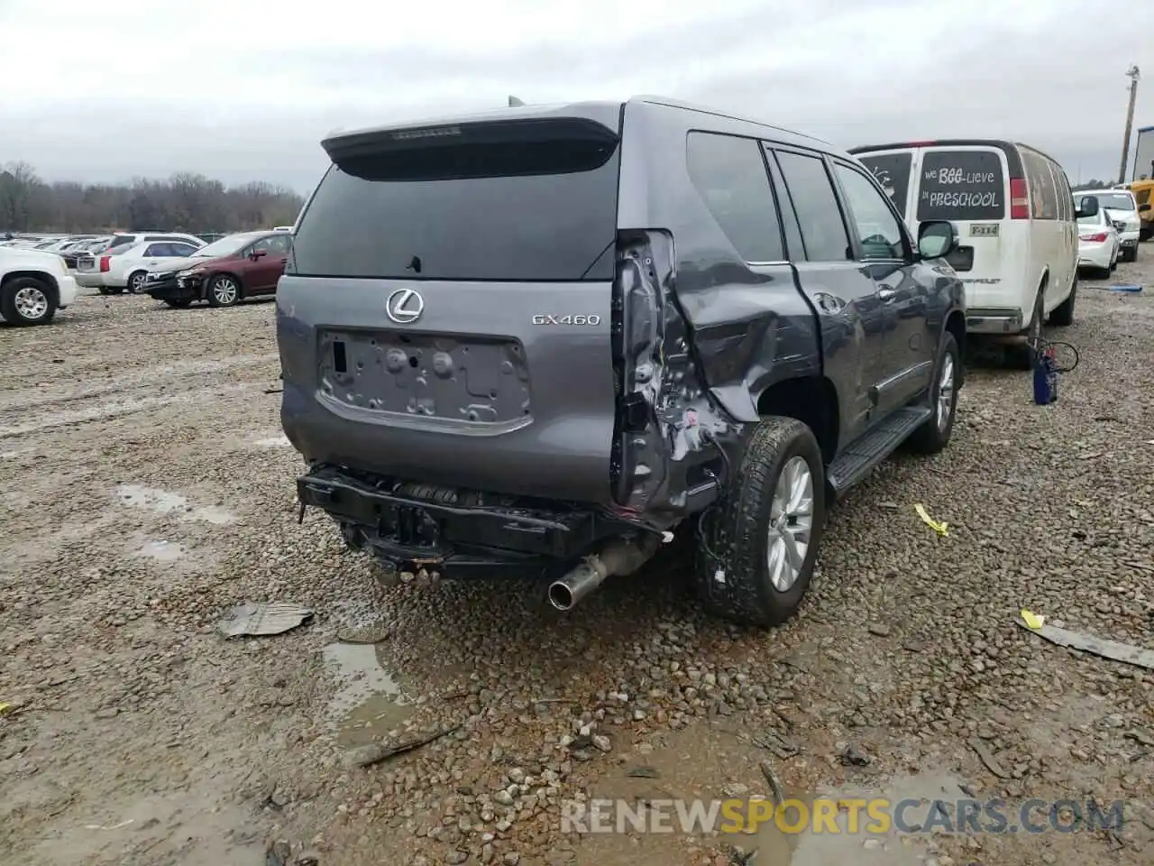 4 Photograph of a damaged car JTJBM7FXXK5240542 LEXUS GX 2019