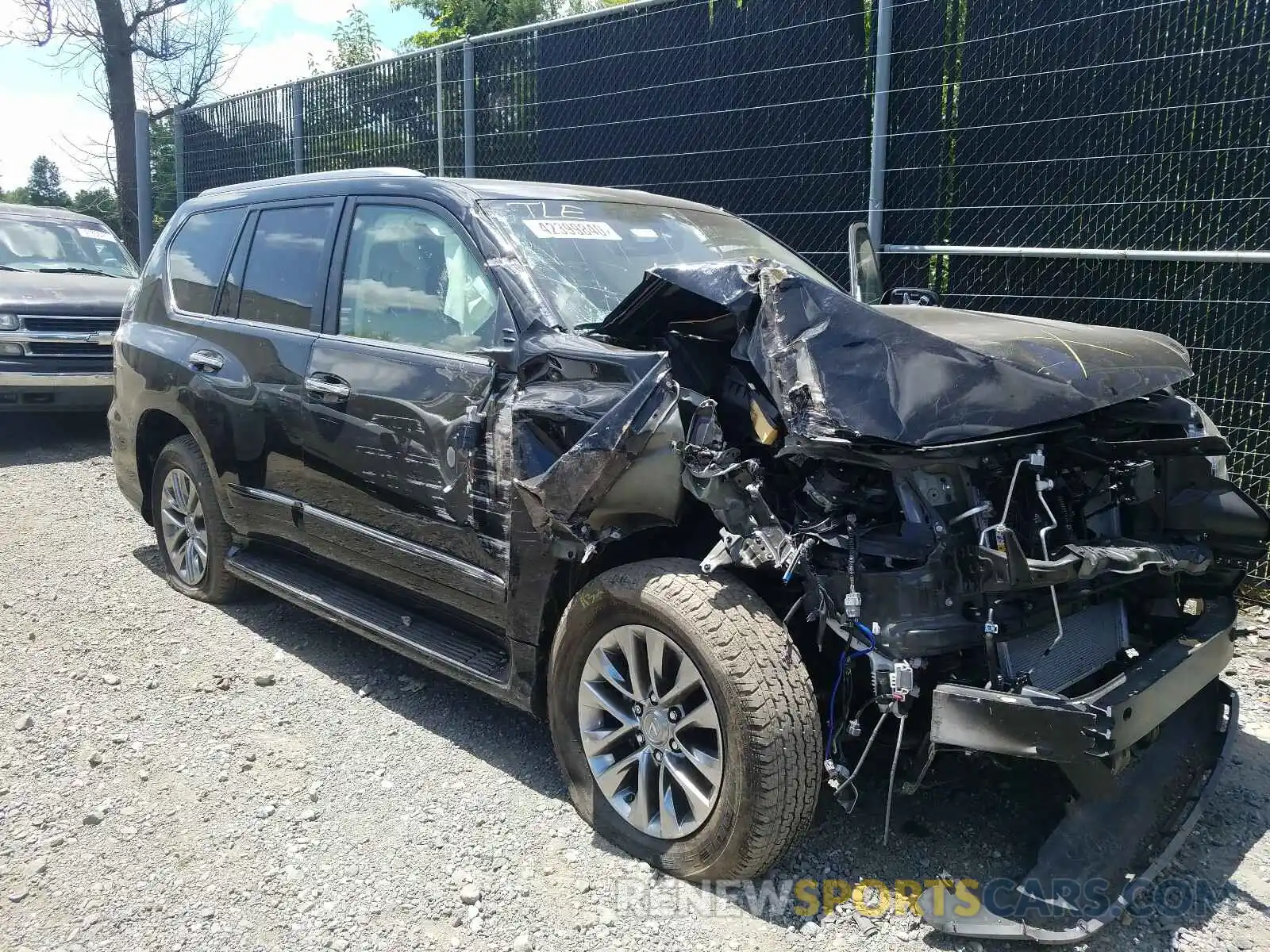1 Photograph of a damaged car JTJJM7FM9K5219399 LEXUS GX 2019
