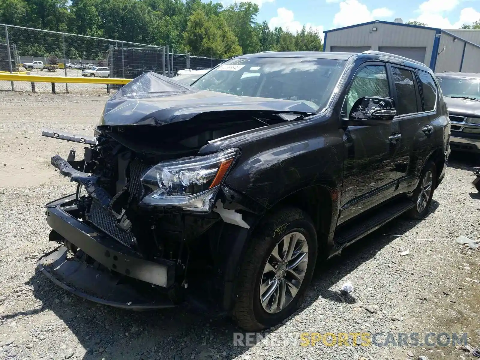 2 Photograph of a damaged car JTJJM7FM9K5219399 LEXUS GX 2019