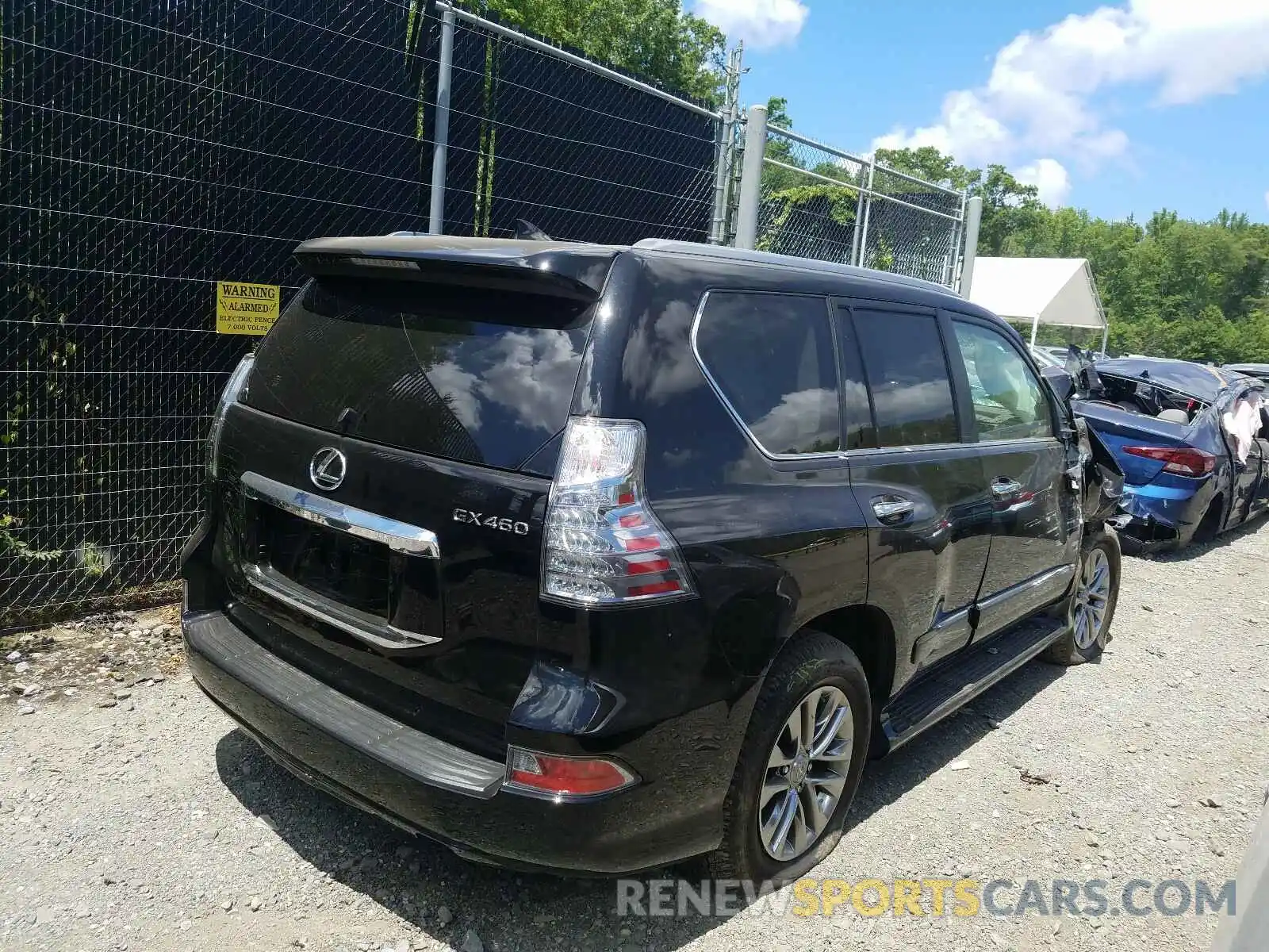 4 Photograph of a damaged car JTJJM7FM9K5219399 LEXUS GX 2019