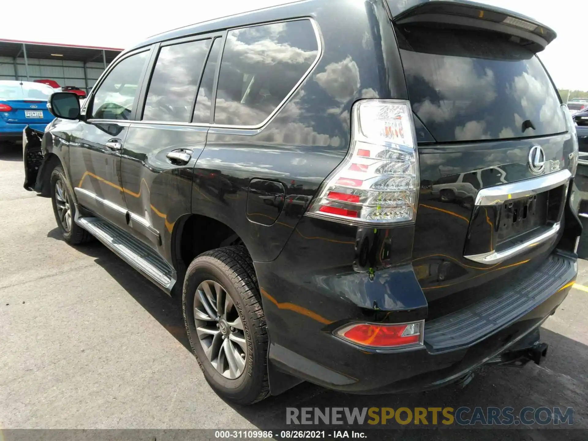 3 Фотография поврежденного автомобиля JTJJM7FX0K5224359 LEXUS GX 2019