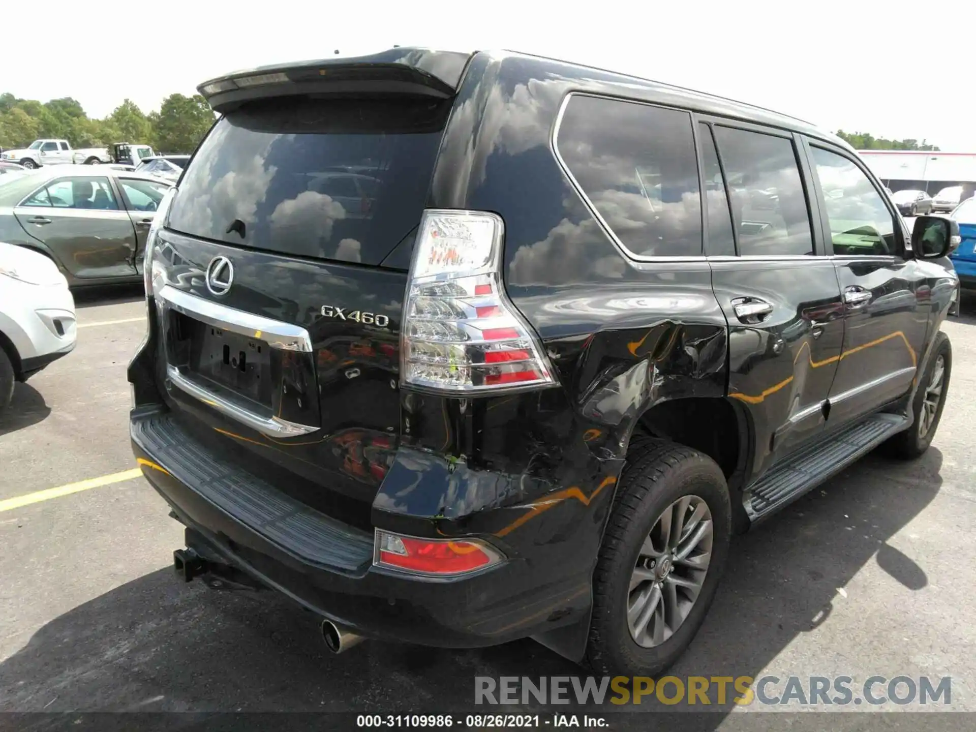 4 Фотография поврежденного автомобиля JTJJM7FX0K5224359 LEXUS GX 2019