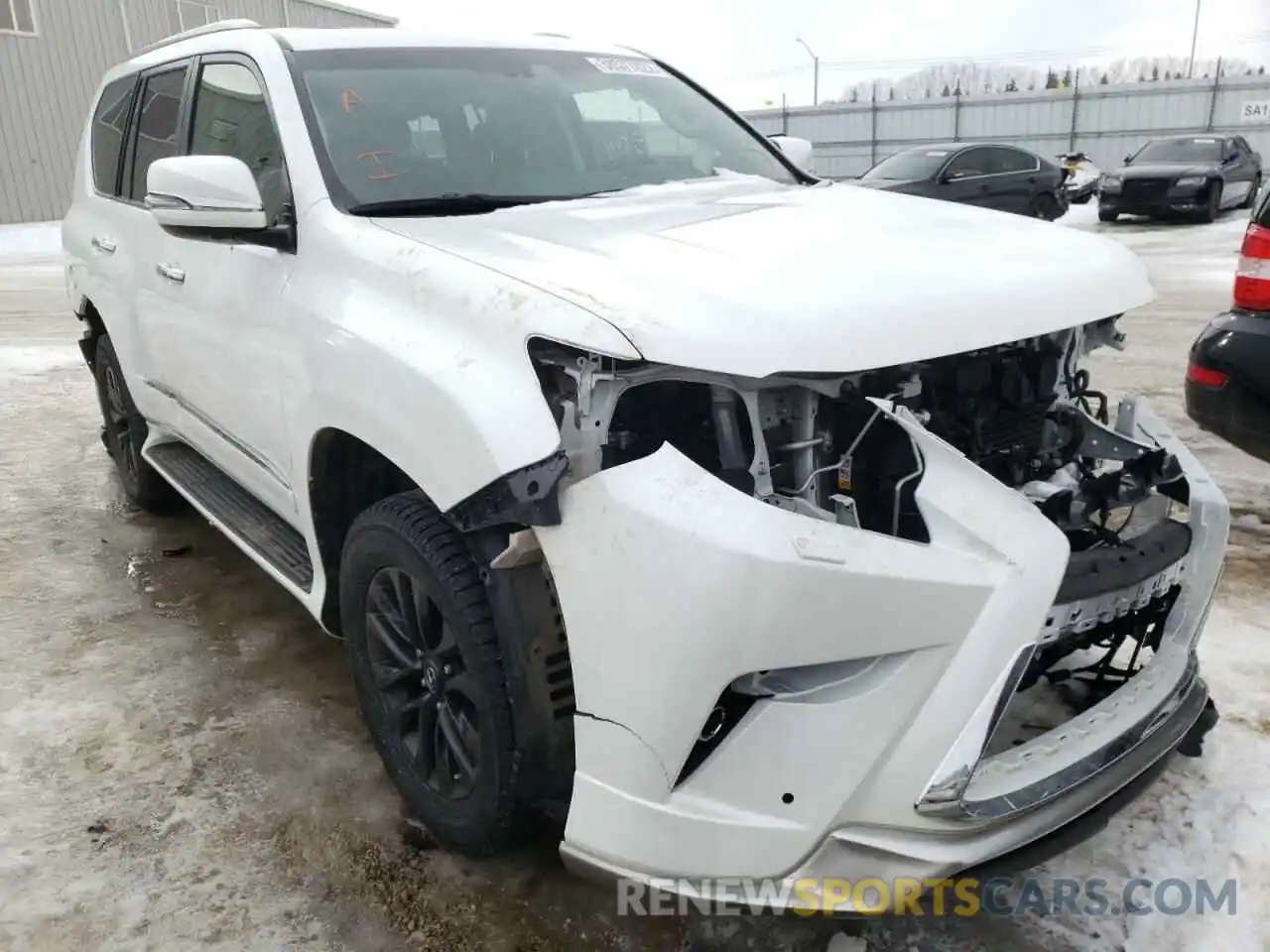 1 Photograph of a damaged car JTJJM7FX1K5233622 LEXUS GX 2019