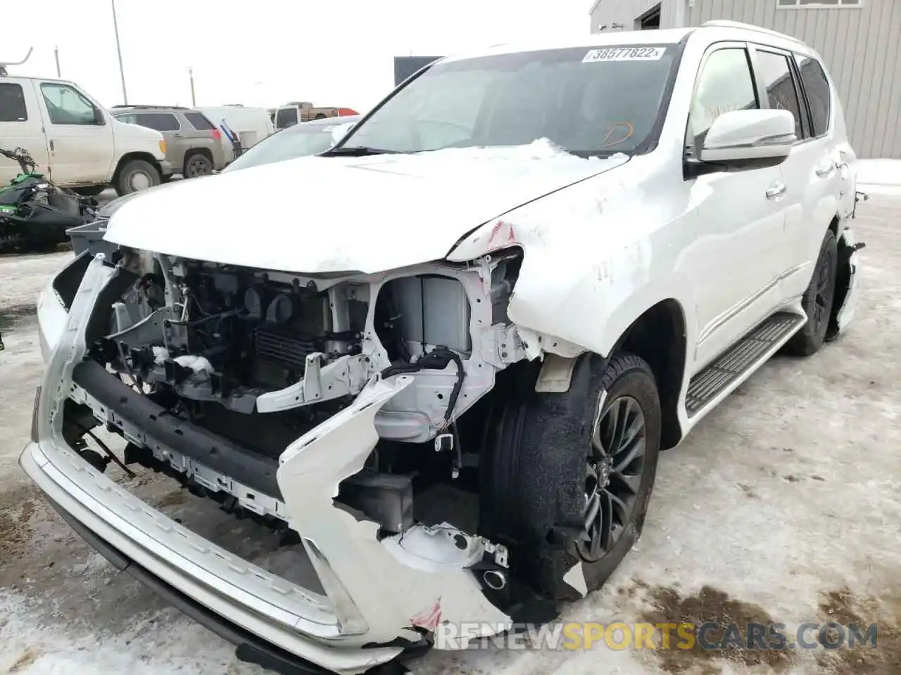 2 Photograph of a damaged car JTJJM7FX1K5233622 LEXUS GX 2019