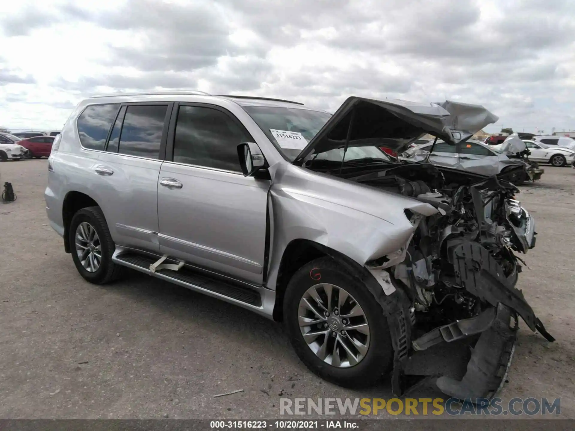 1 Photograph of a damaged car JTJJM7FX2K5211984 LEXUS GX 2019