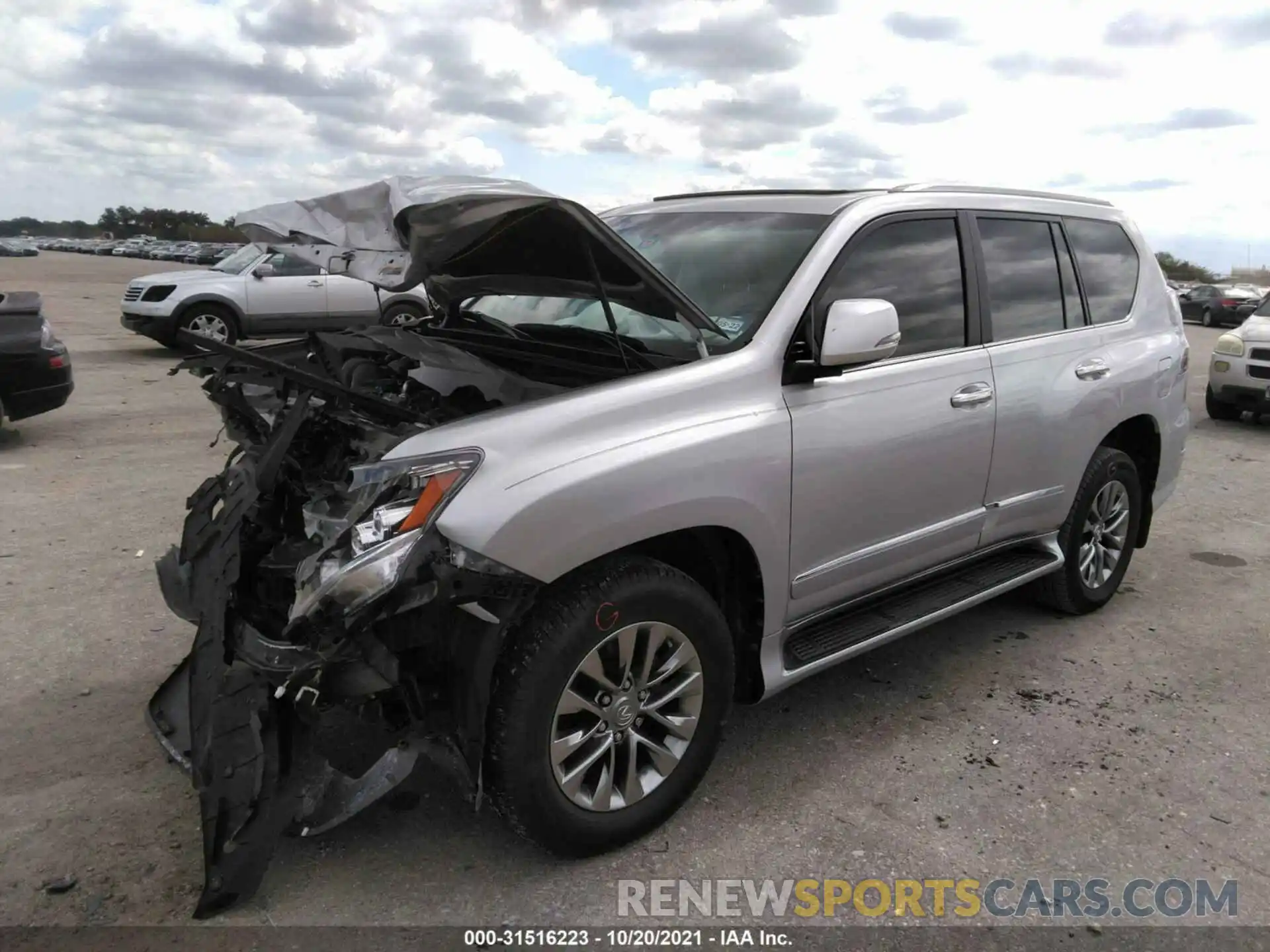 2 Фотография поврежденного автомобиля JTJJM7FX2K5211984 LEXUS GX 2019